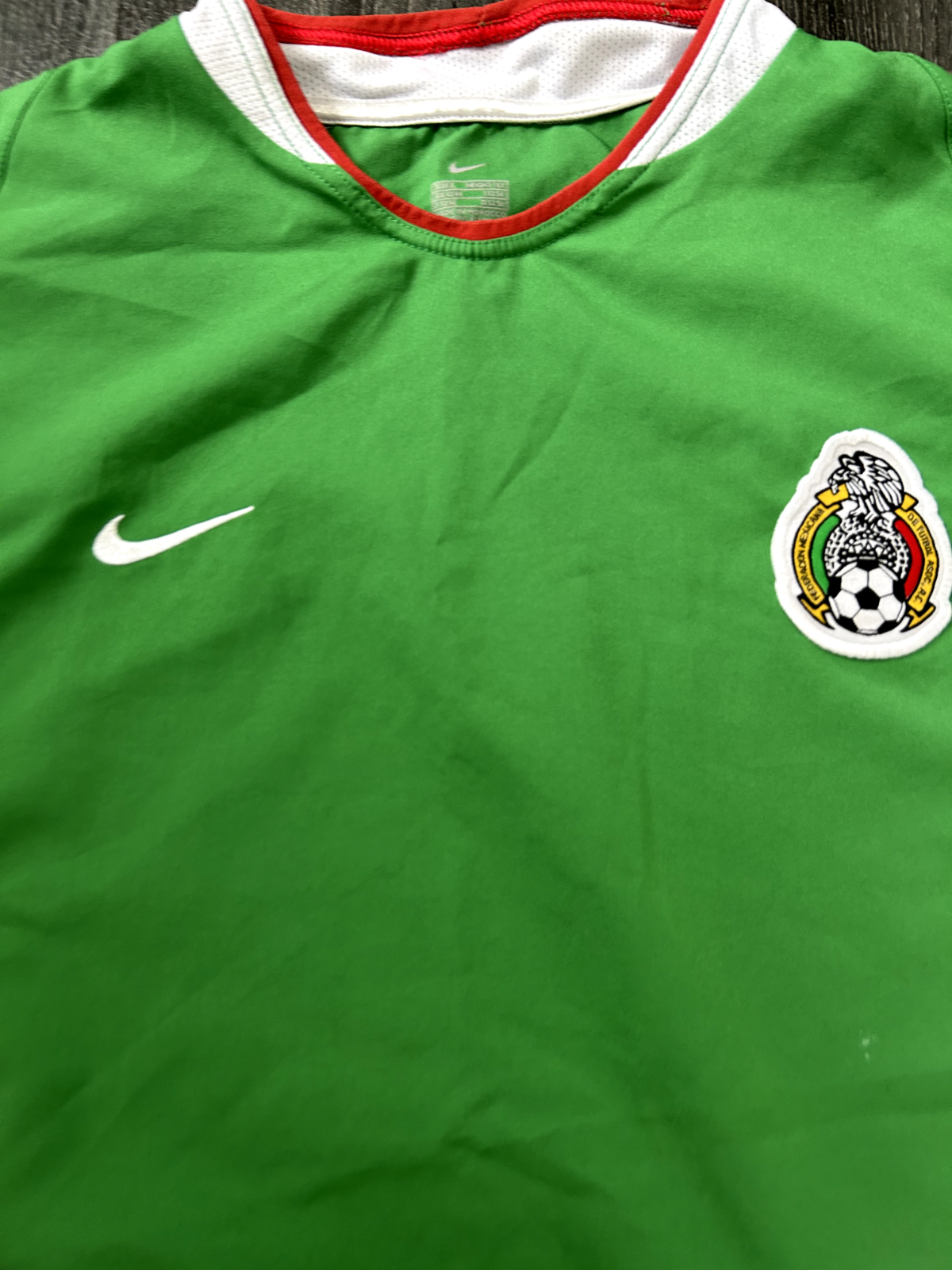 Original Authentic Nike Mexico 2003 Home Shirt Mens Large1