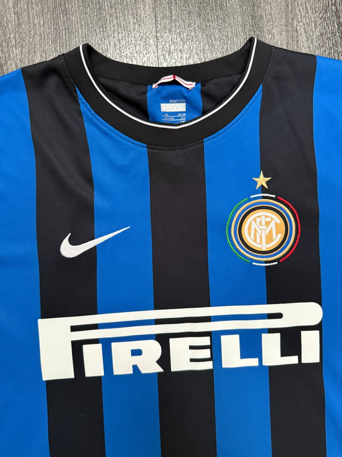 Original Nike Inter Milan 2009/2010 Home Shirt MAICON 13 Mens XXL 2XL2