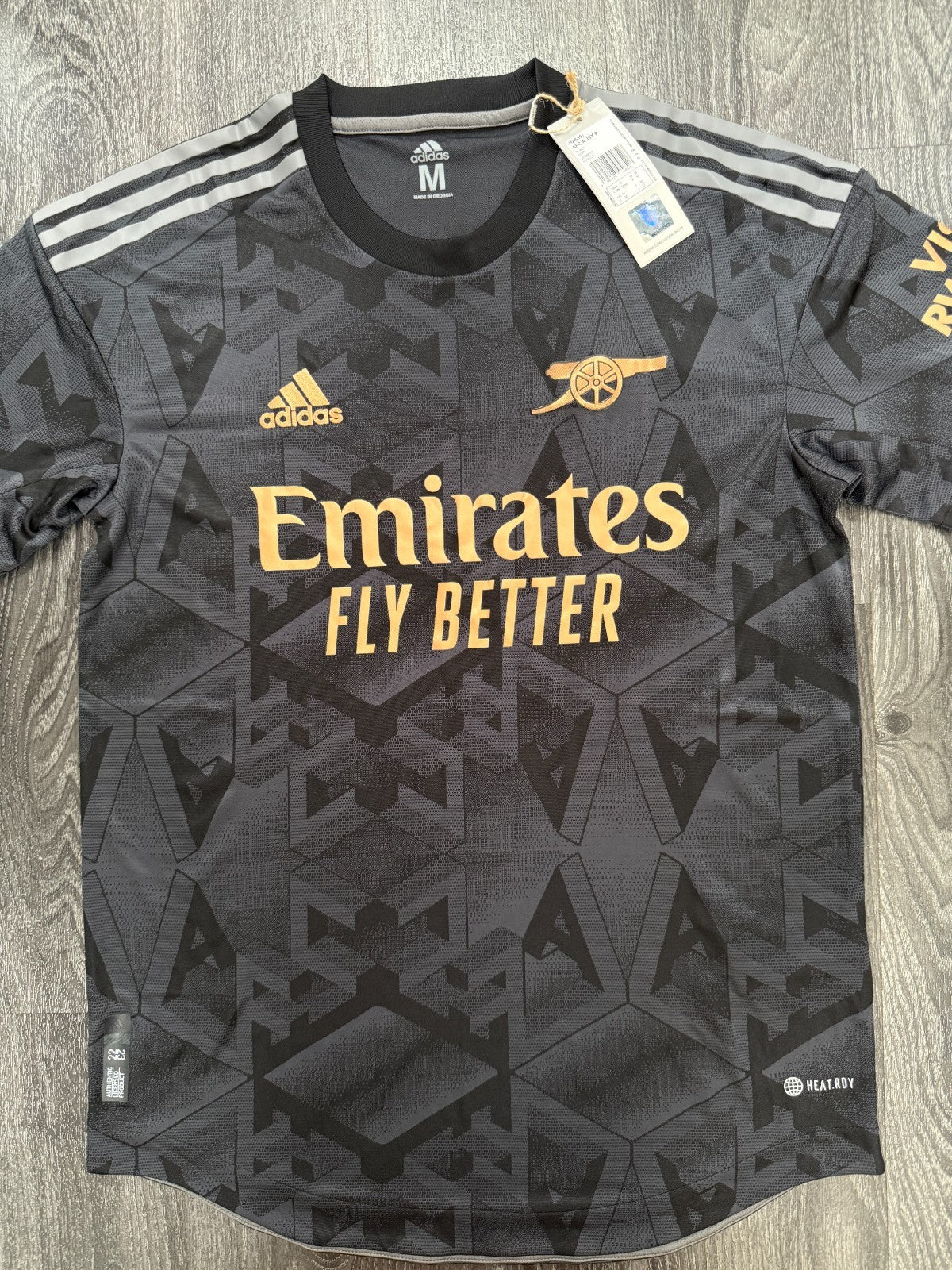 PLAYER ISSUE BNWT Arsenal 2022/2023 Away Shirt Mens Medium0