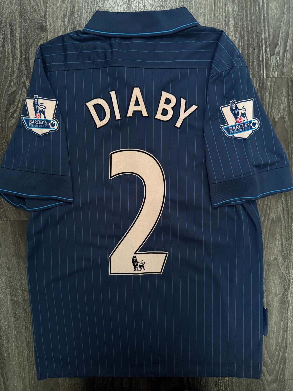 Original Nike Arsenal 2009/2010 Away Shirt DIABY 2 Mens Small S0