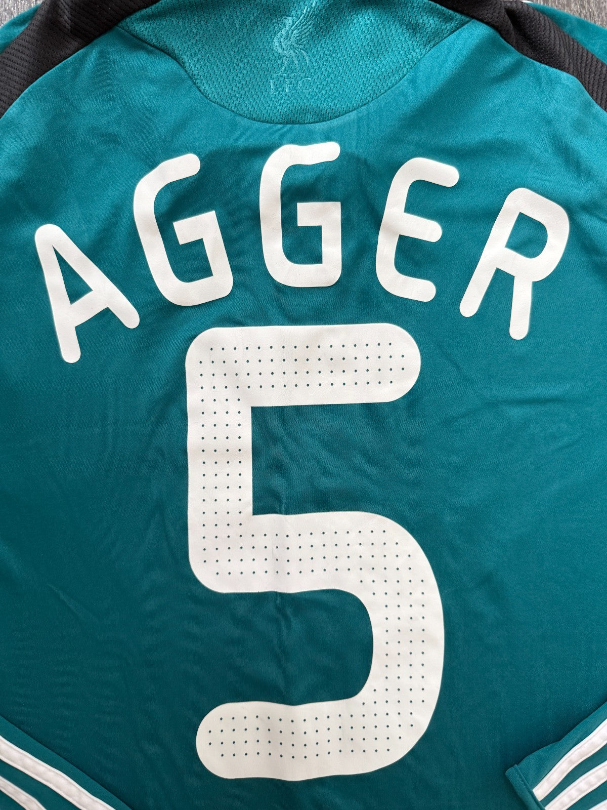 Adidas Liverpool 2008/2009 Long Sleeve Third Shirt AGGER 5 Mens Extra Large1