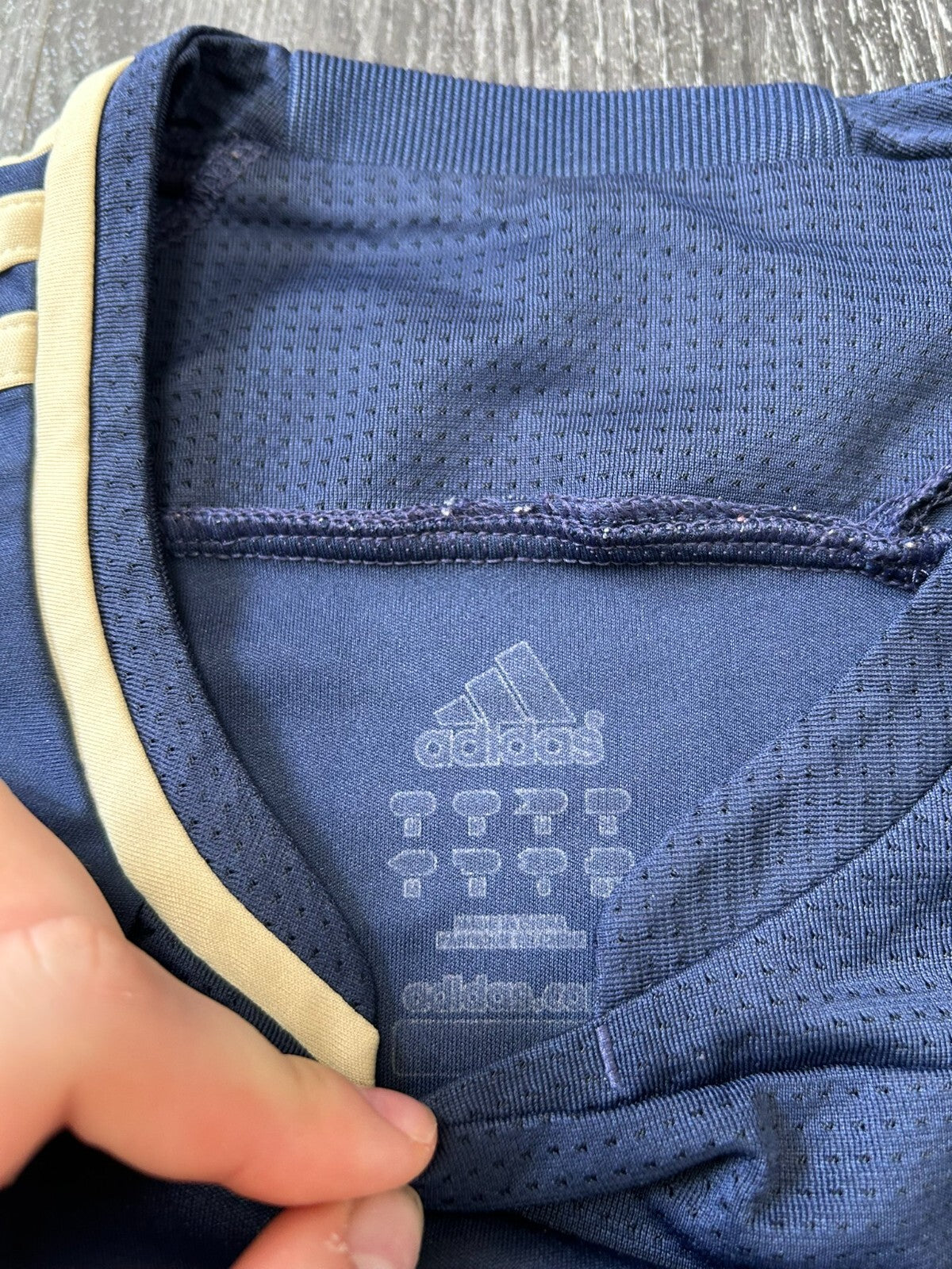 Original Authentic Adidas Real Madrid 2007/2008 Away Shirt Mens Medium6