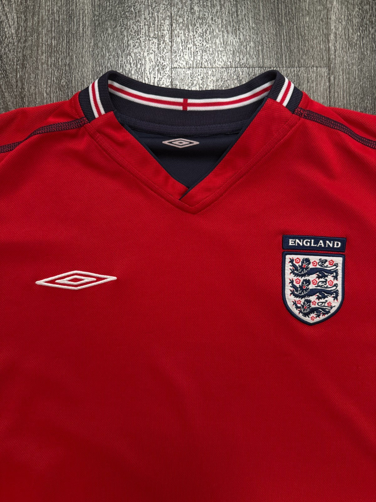 Original Umbro England 2002 Away Shirt Mens Extra Large1