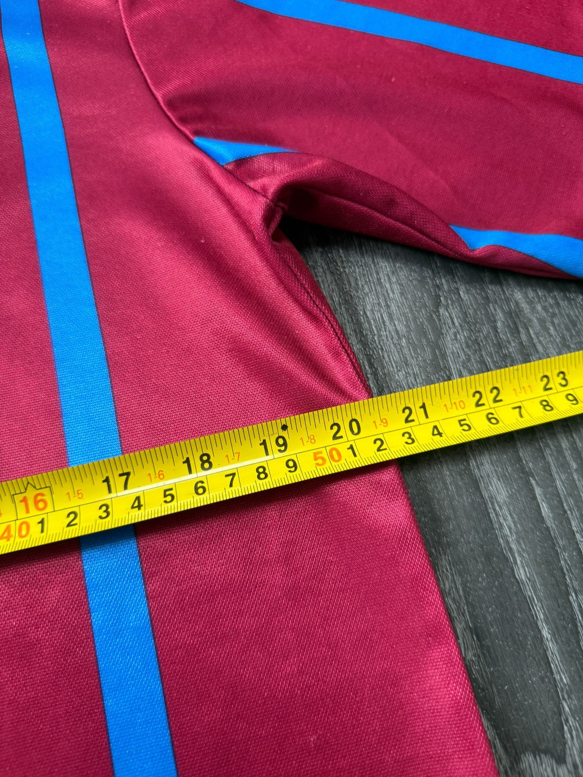 Original Authentic Asics Aston Villa 1993/1994 Home Shirt Mens Medium7