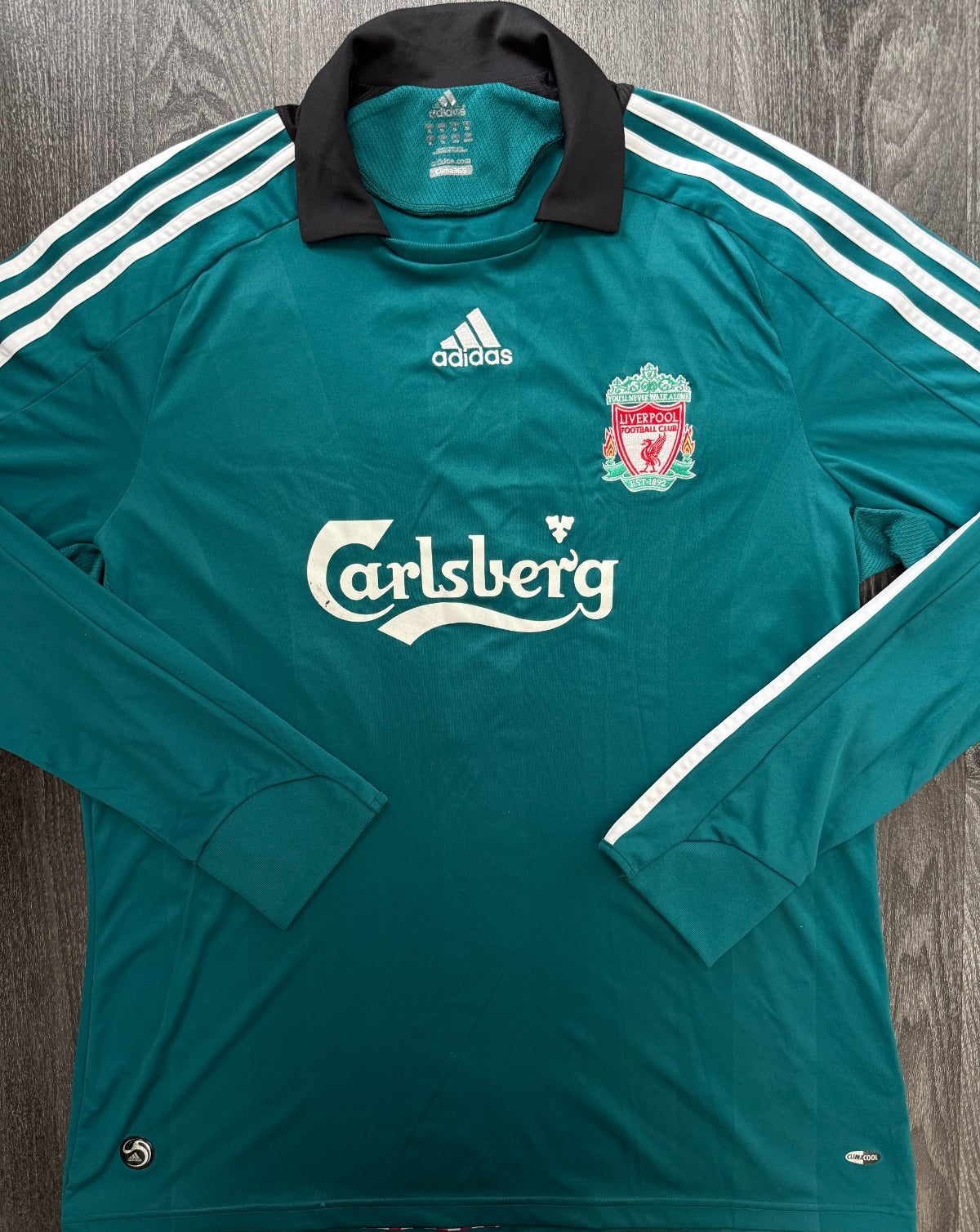 Adidas Liverpool 2008/2009 Long Sleeve Third Shirt AGGER 5 Mens Extra Large4