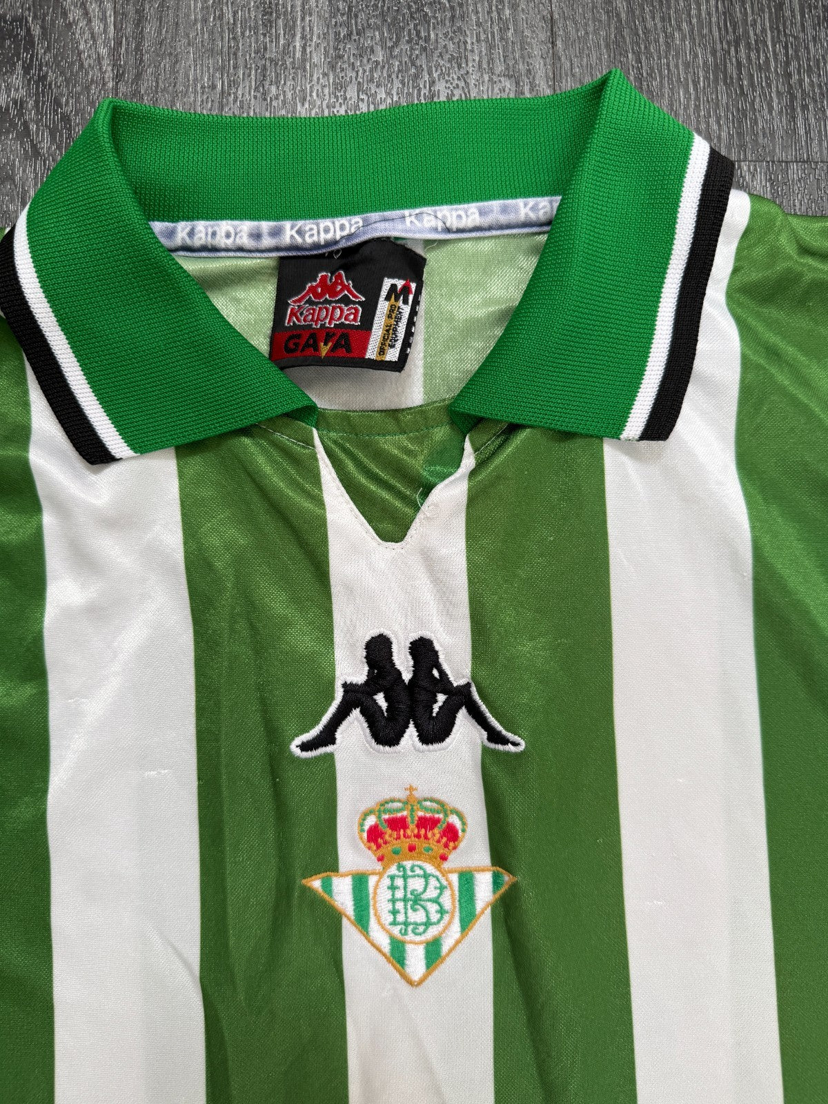 Original Authentic Kappa Real Betis 1999/2000 Home Shirt Mens Medium1