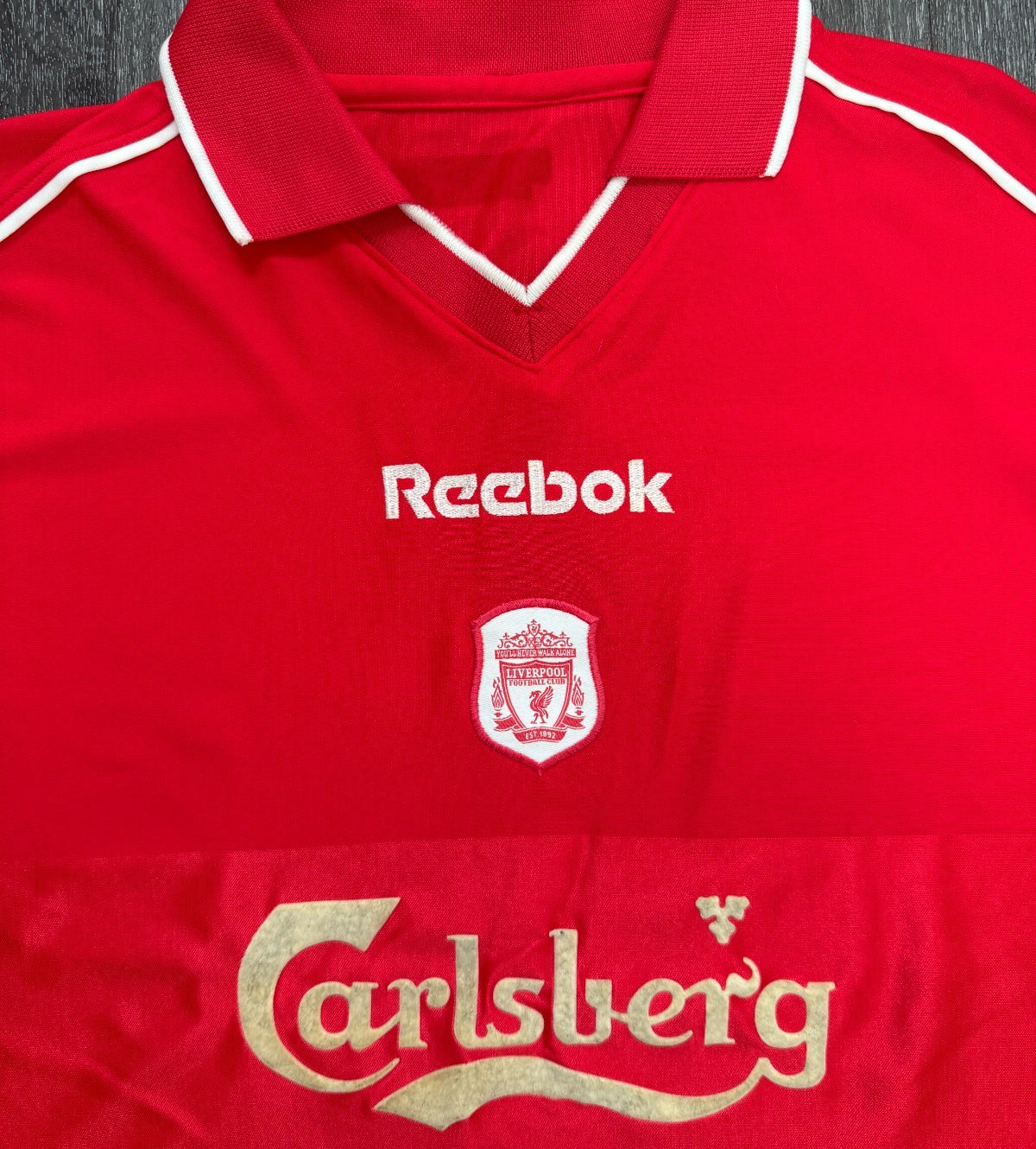 Original Reebok Liverpool 2000/2001 Home Shirt Mens XXL 2XL1