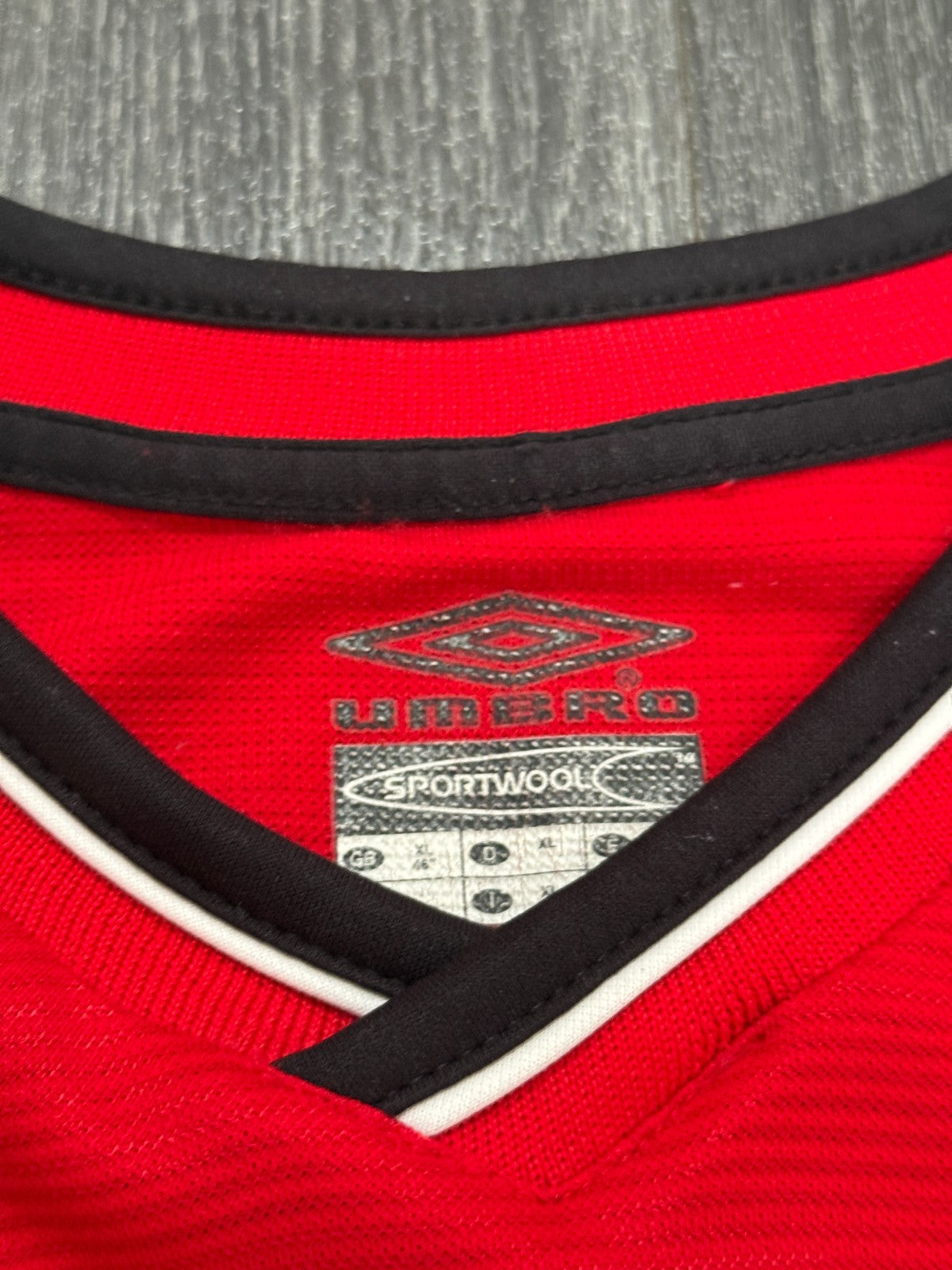 Original Umbro Manchester United 2000/2001 Home Shirt Mens Extra Large2