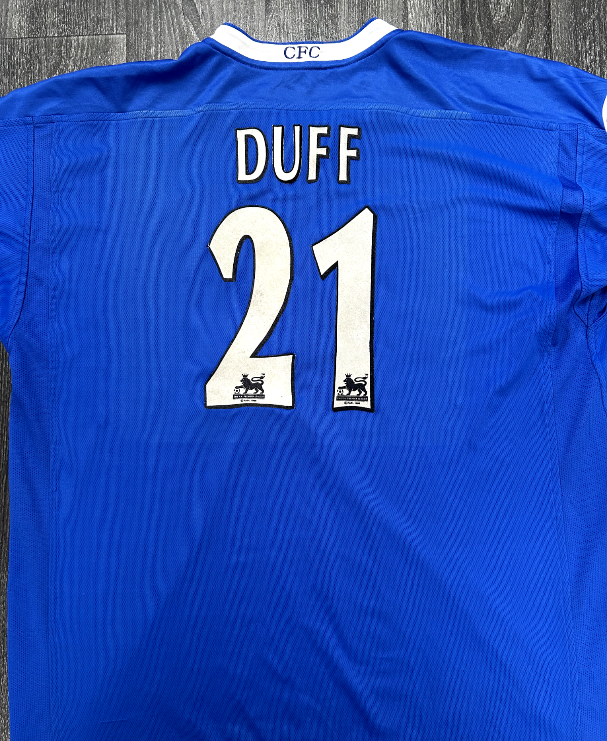Original Authentic Umbro Chelsea 2003/2004 Home Shirt Duff 21 Mens XXL 2XL0
