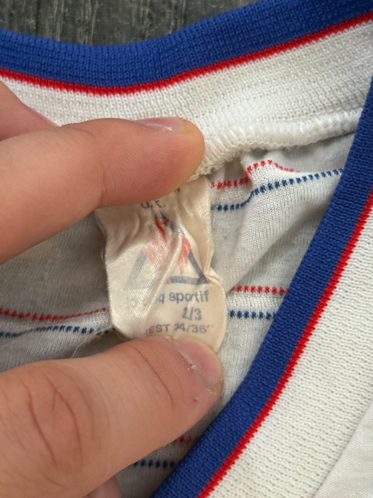 Original Authentic Le Coq Sportif Chelsea 1984/1985 Away Shirt Mens Small2