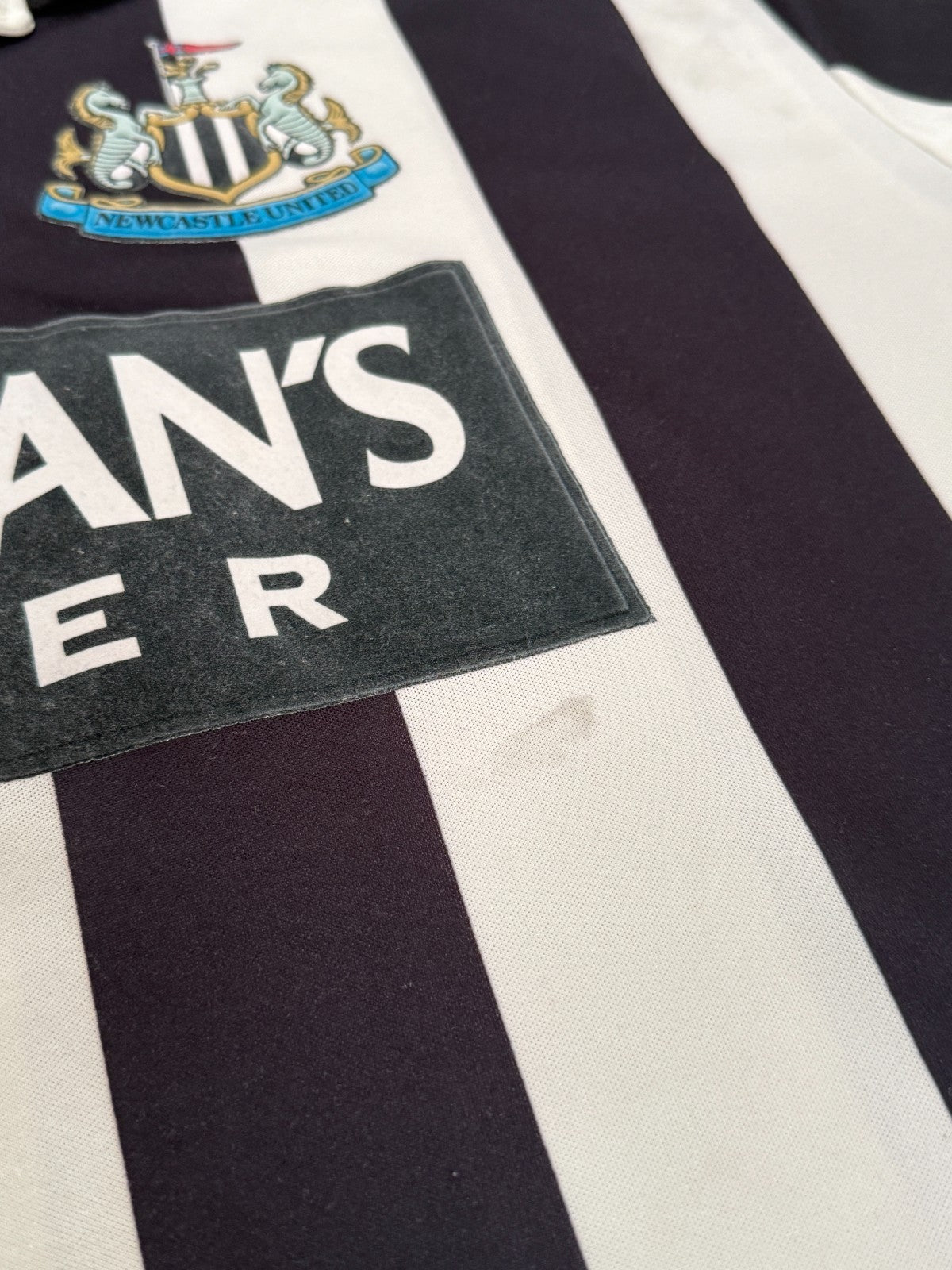 Original Asics Newcastle United 1993/1994 Home Shirt Mens XXL 2XL4