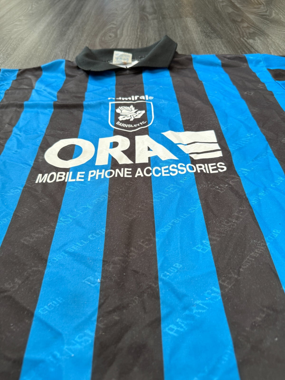 Original Authentic Admiral Barnsley 1995/1996 Away Shirt Mens Large8