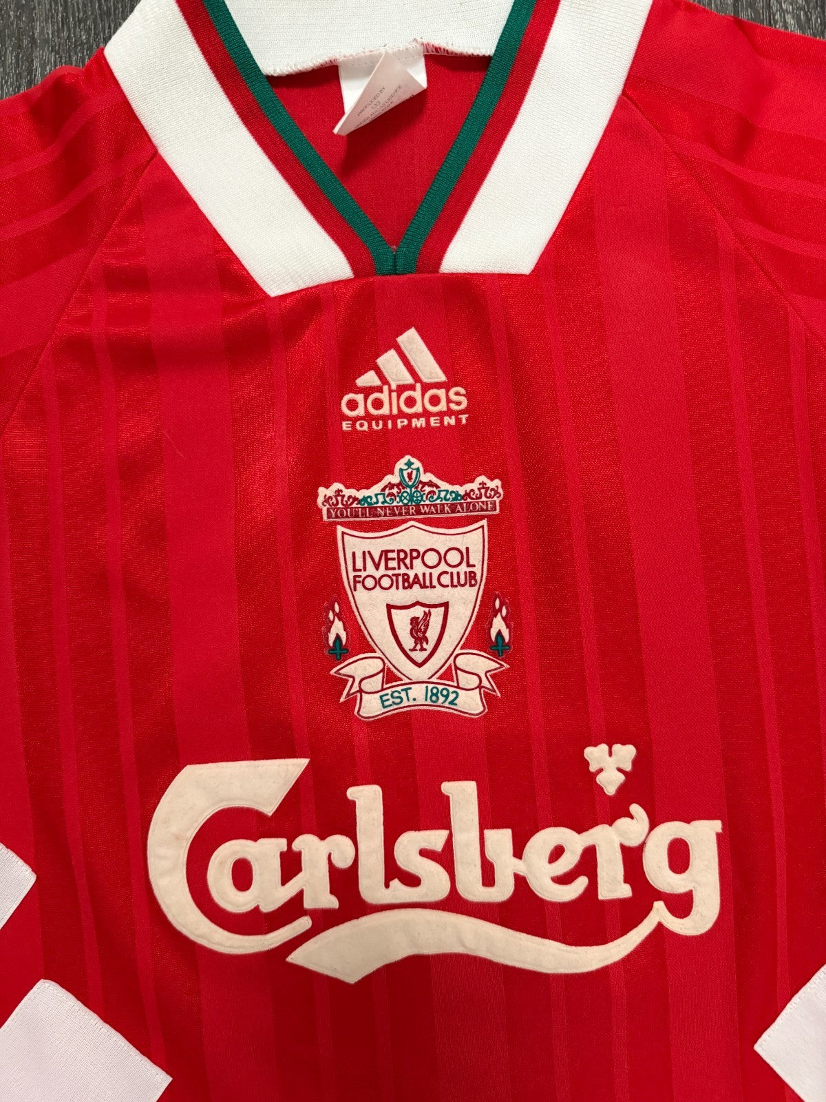 Original Adidas Liverpool 1993/1994 Home Shirt Mens Large L1