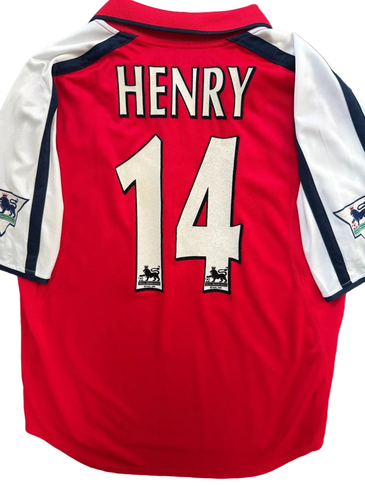 Original Nike Arsenal 2000/2001 Home Shirt HENRY 14 Mens Medium M0