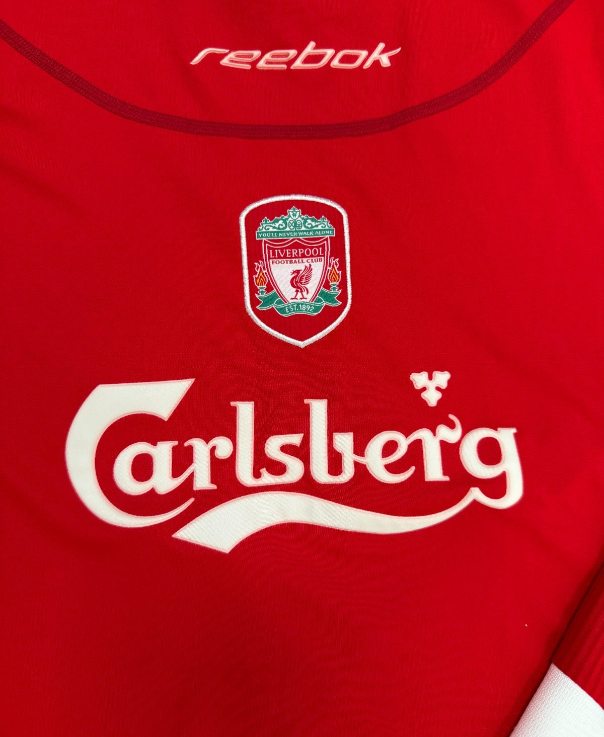 Original Reebok Liverpool 2002/2003 Long Sleeve Home Shirt Mens XXL 2XL1