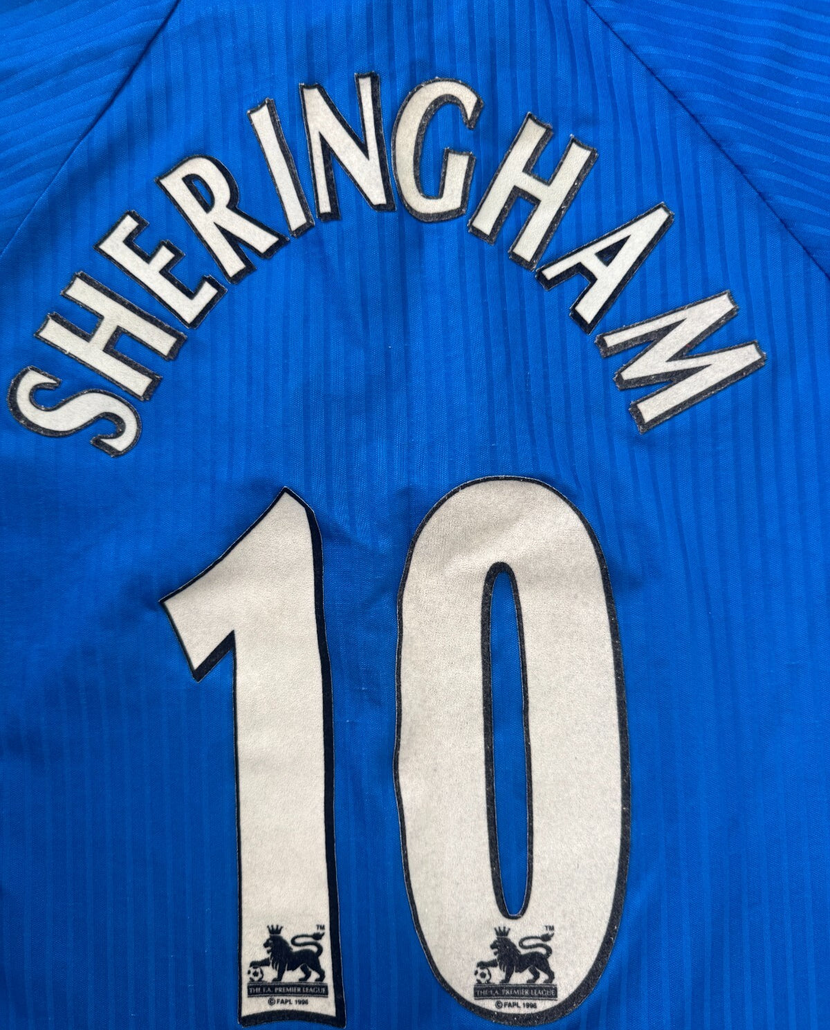 Original Authentic Umbro Manchester United 1996/1997 SHERINGHAM 10 Third Shirt13