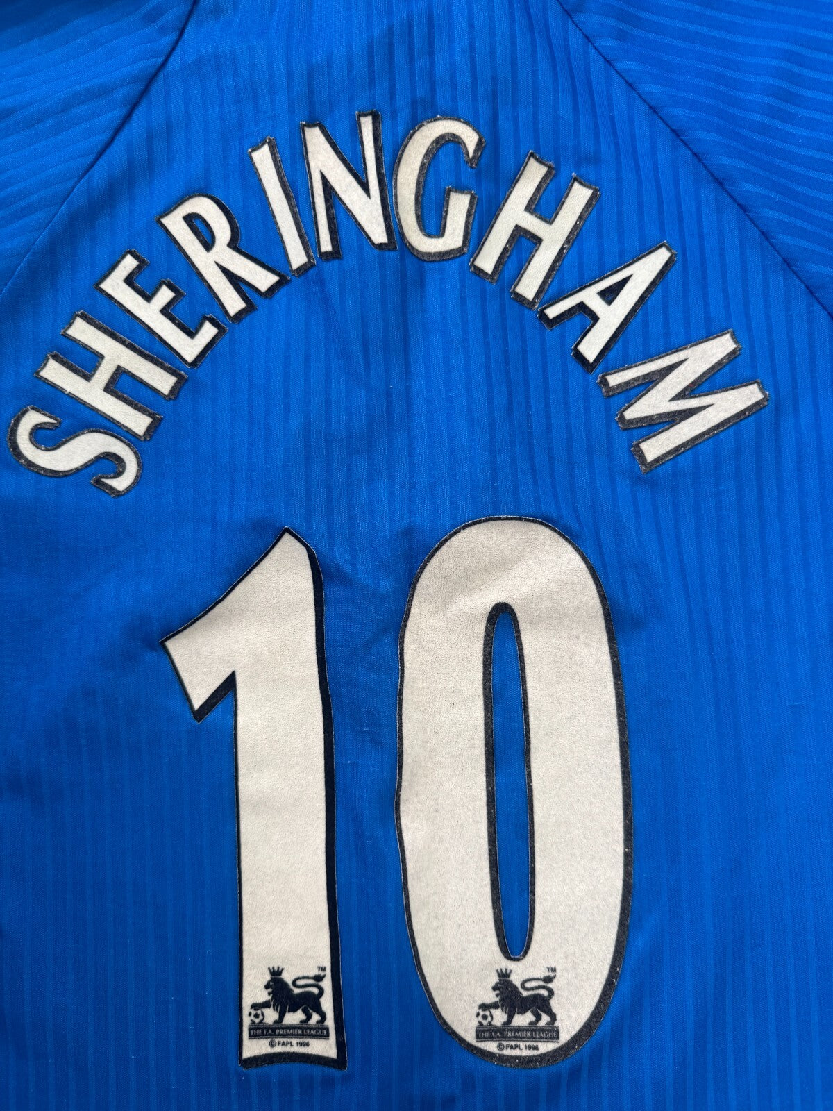 Original Authentic Umbro Manchester United 1996/1997 SHERINGHAM 10 Third Shirt13