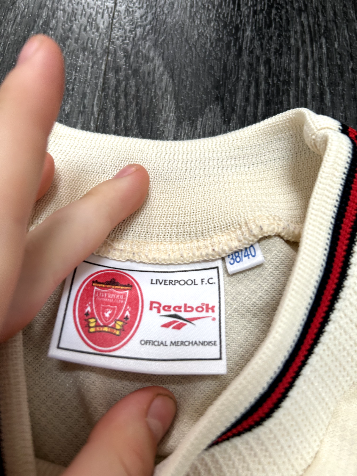 Original Authentic Reebok Liverpool 1996/1997 Away Shirt Long Sleeve Mens Medium6