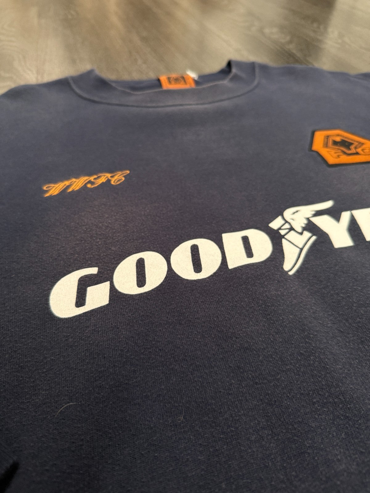 Original Wolverhampton Wanderers 1990s Training Jumper Mens Large4