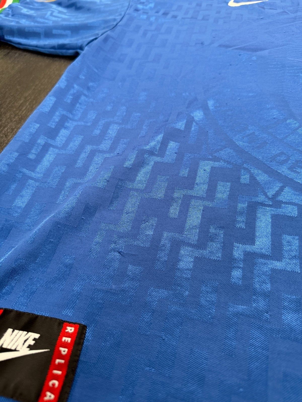 Original Authentic Nike Italy Football 1995 Home Shirt Mens XXL 2XL5