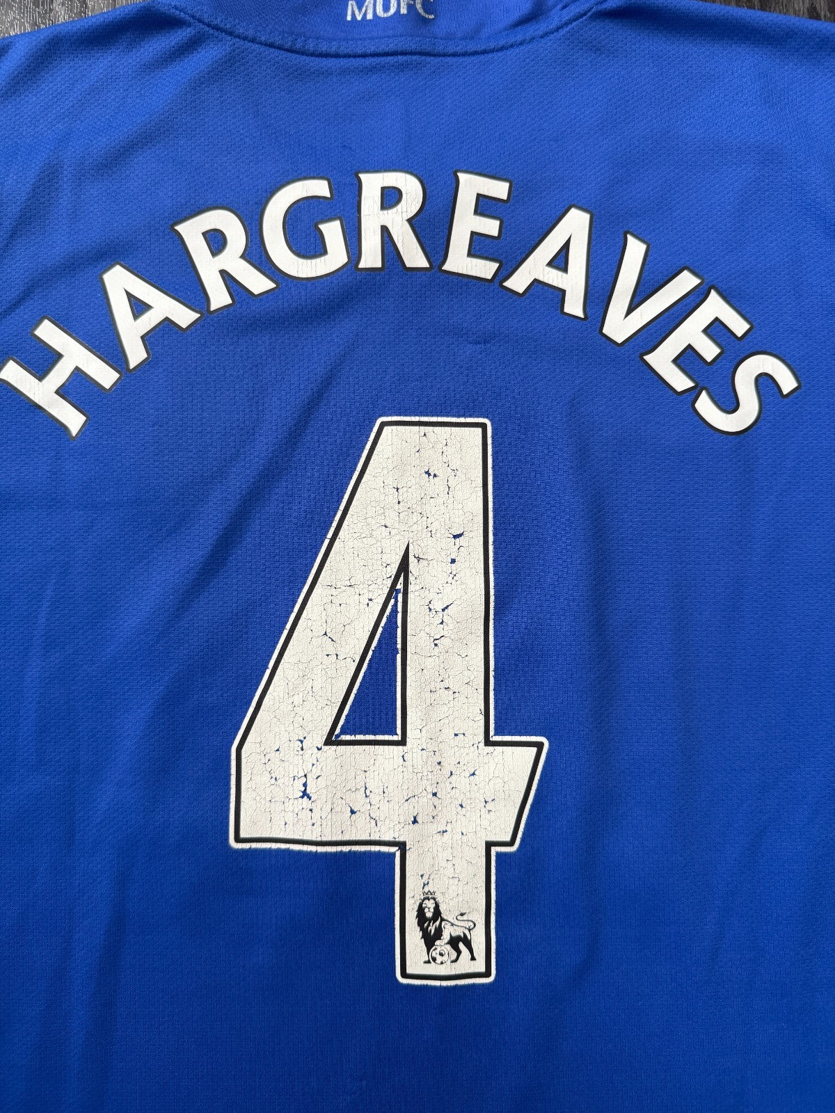 Nike Manchester United 2008/2009 Third Shirt HARGREAVES 4 Mens Large3