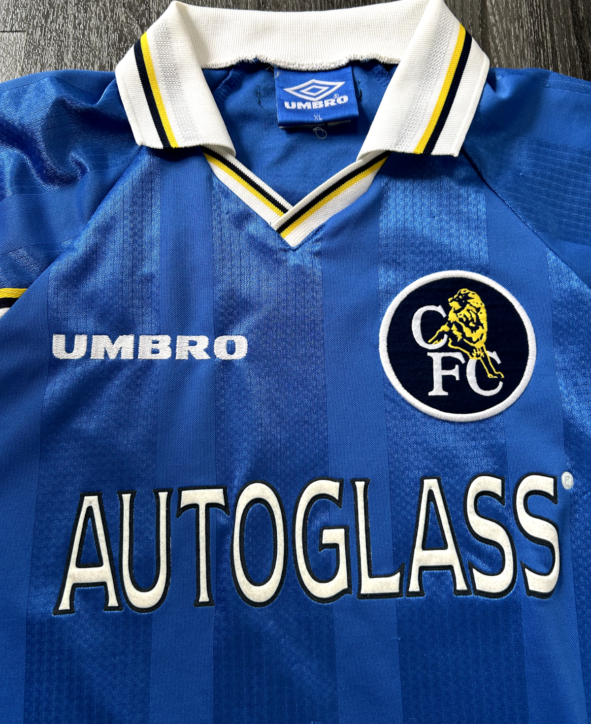 Original Authentic Umbro Chelsea 1997/1998 Home Shirt Mens Extra Large1