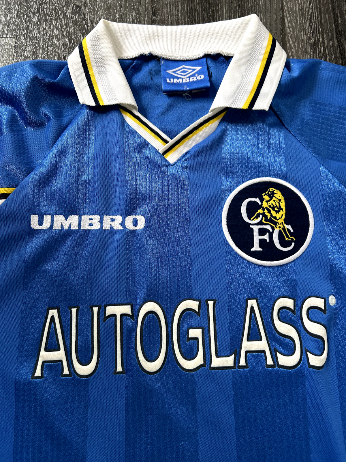 Original Authentic Umbro Chelsea 1997/1998 Home Shirt Mens Extra Large1