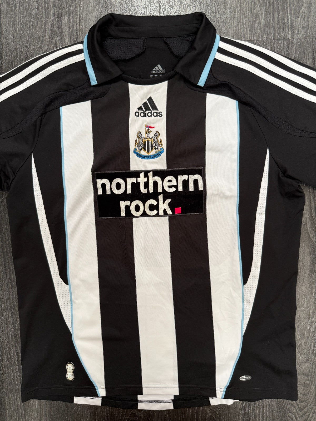Original Adidas Newcastle United 2007/2008 Home Shirt CARROLL 11 Mens Large3