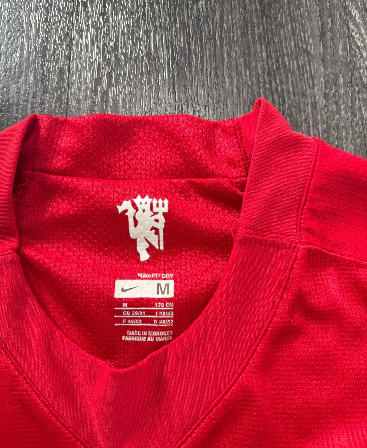 Original Authentic Nike Manchester United 2007/2008 Home Shirt Mens Medium2