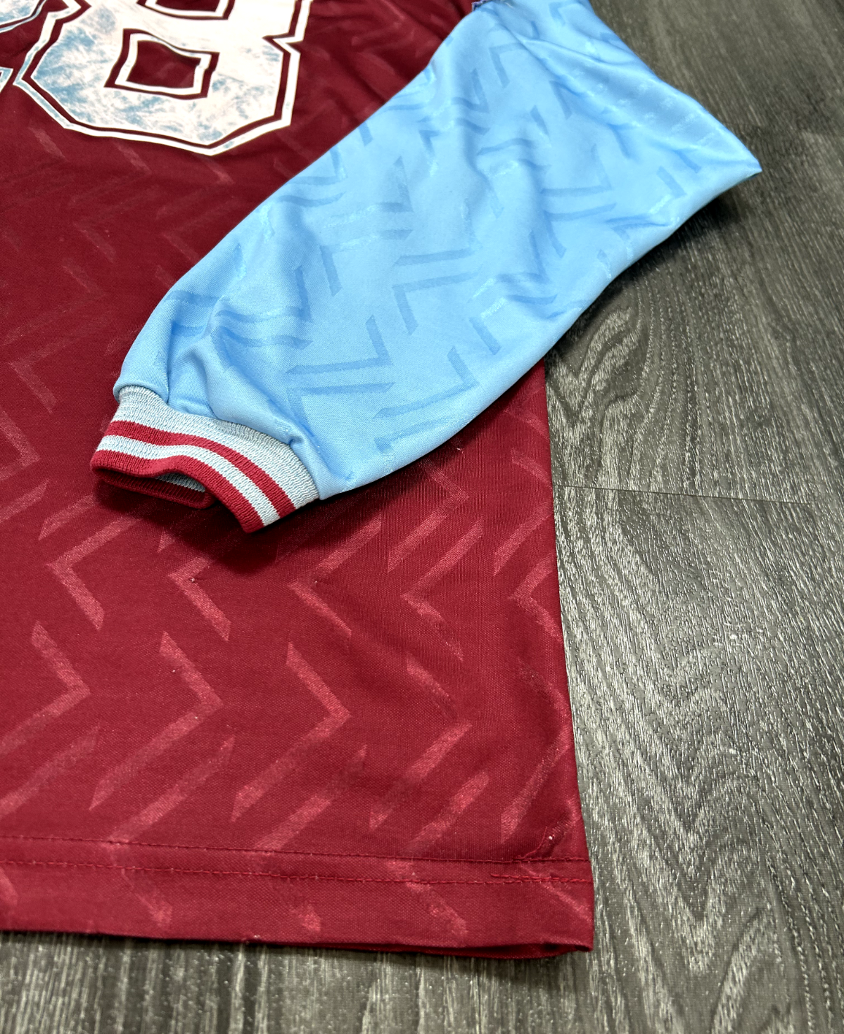 Authentic Pony West Ham United 1993/1994 Home Shirt Long Sleeve Rush 2814