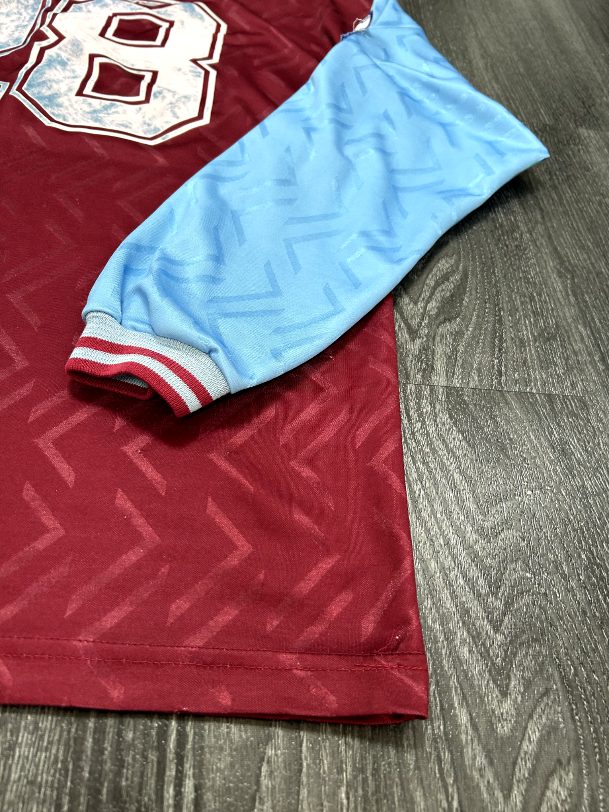 Authentic Pony West Ham United 1993/1994 Home Shirt Long Sleeve Rush 2814