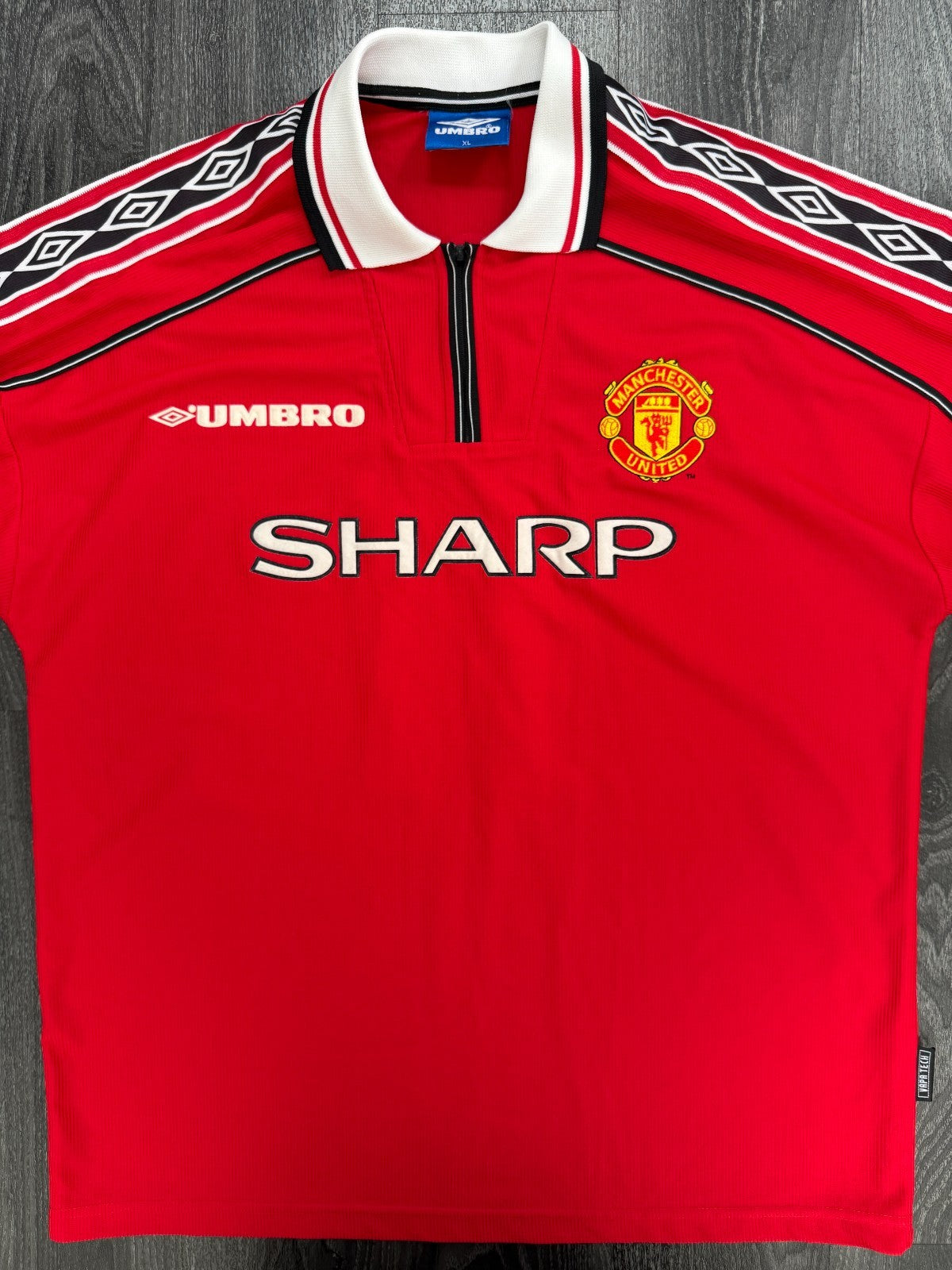 Original Umbro Manchester United 1998/1999 Home Shirt GIGGS 11 Mens Extra Large2