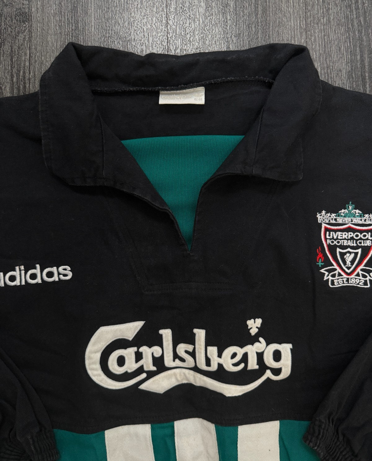 Original Authentic Adidas Liverpool 1993/1994 Drill Top Jacket Mens Large1