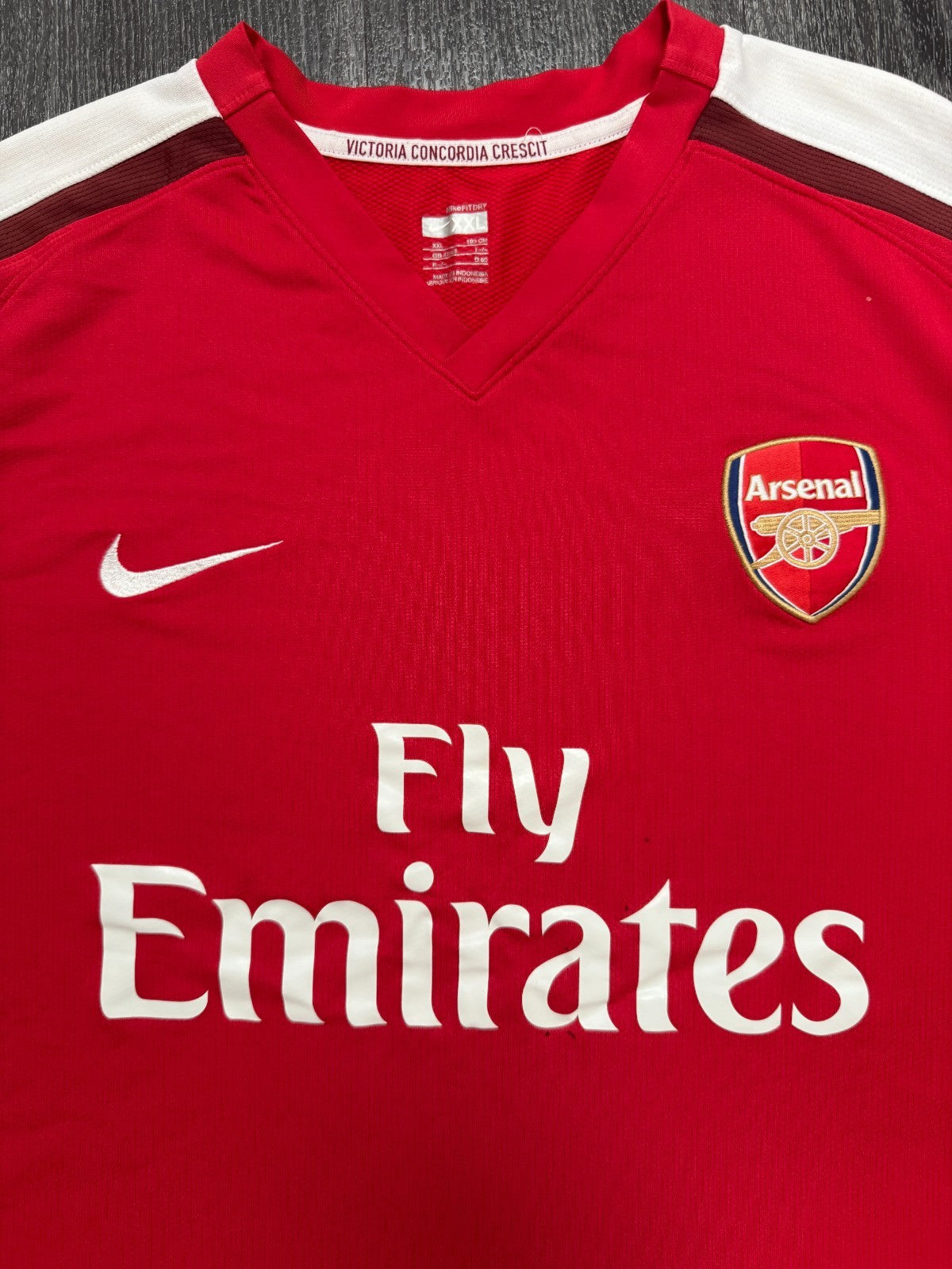 Original Authentic Nike Arsenal 2008/2009 Home Shirt Mens XXL 2XL1