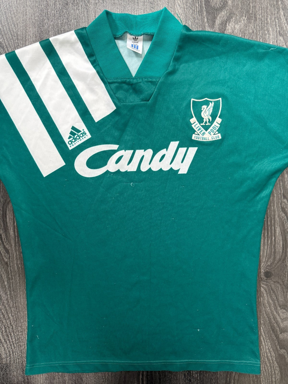 Original Authentic Adidas Liverpool 1991/1992 Home Shirt Mens Small0