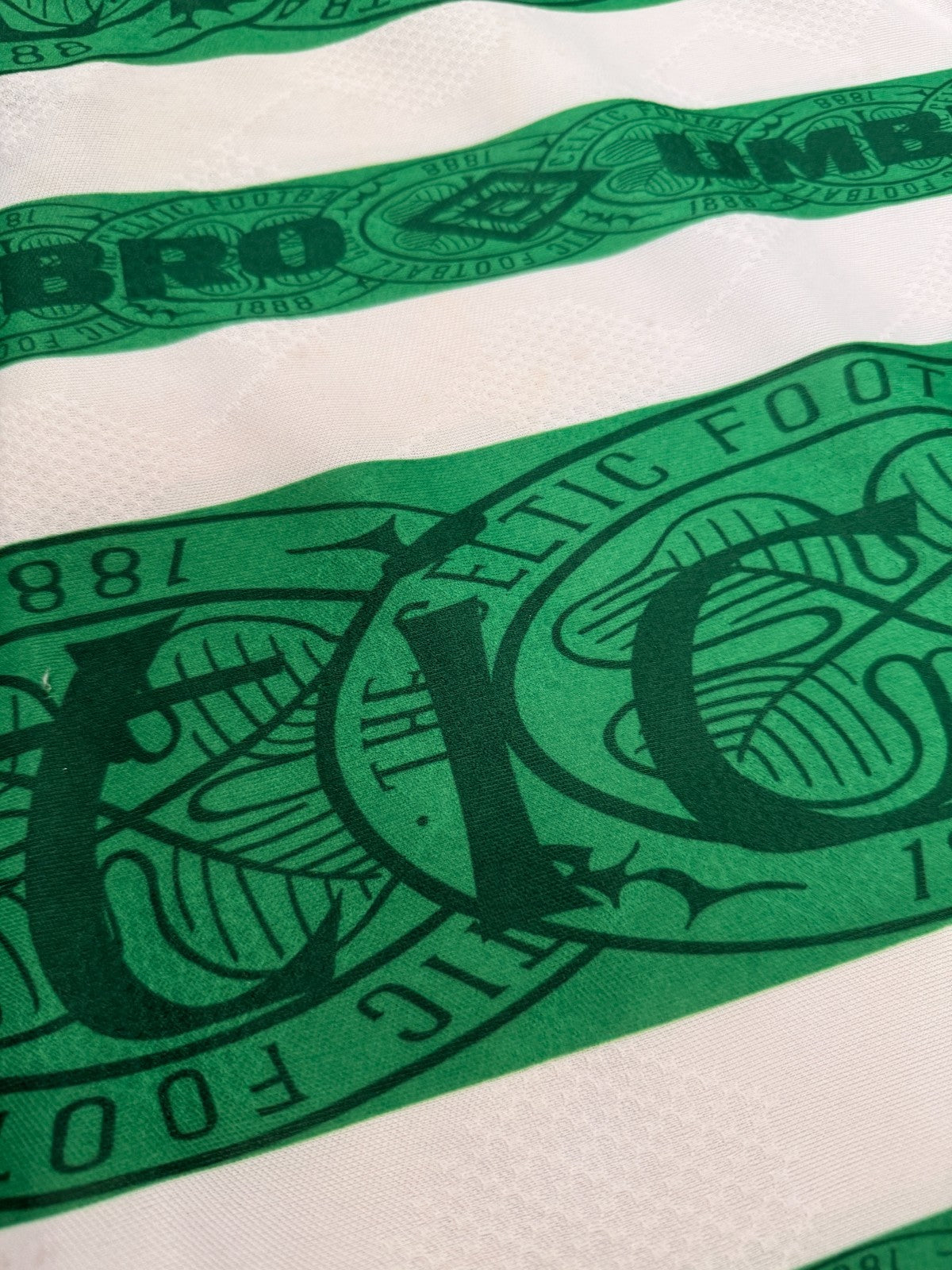 Origiinal Umbro Celtic 1995/1996 Home Shirt Mens XXL 2XL8