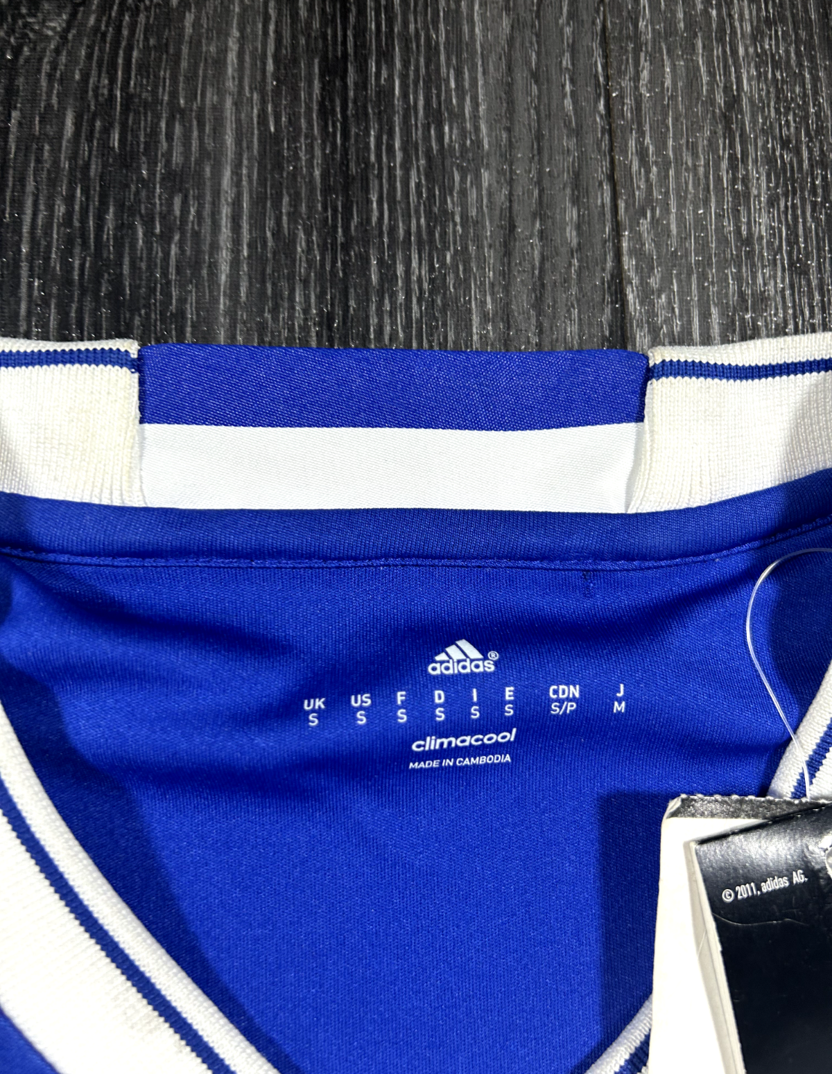 BRAND NEW Authentic Adidas Chelsea 2016/2017 Home Shirt Long Sleeve Mens Small3