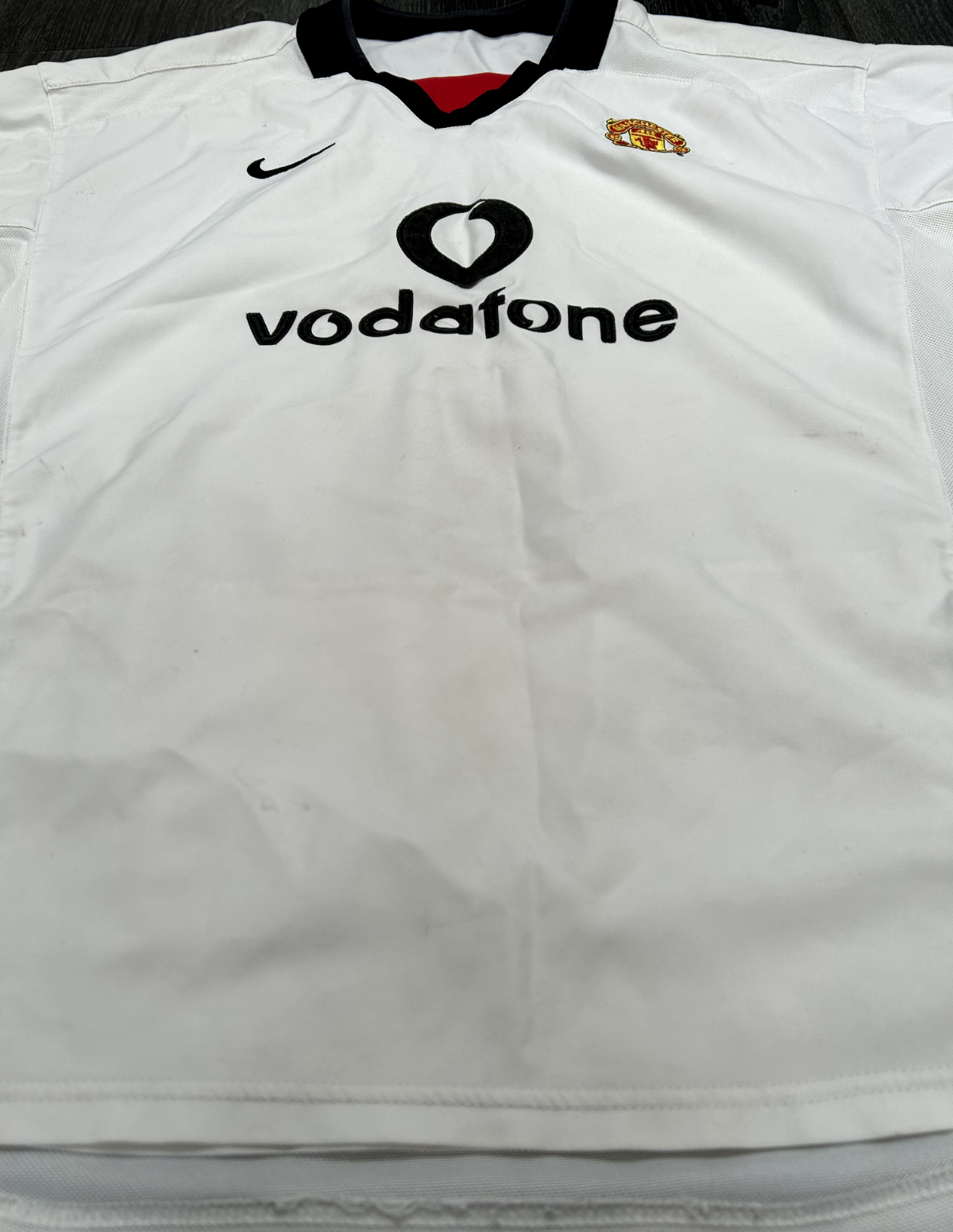 Original Authentic Nike Manchester United 2002/2003 Away Shirt Youth6