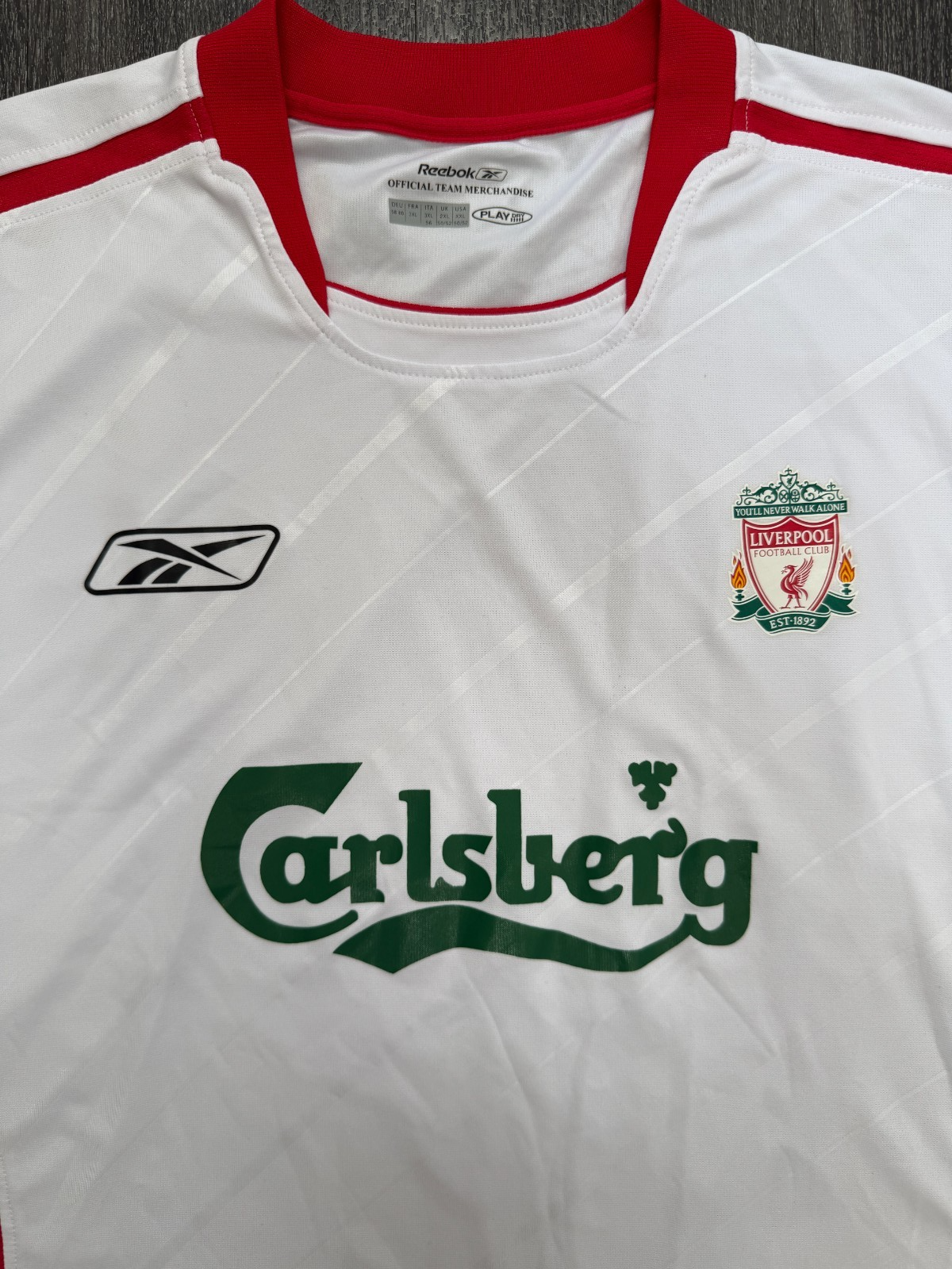 Original Authentic Reebok Liverpool 2005/2006 Away Shirt Mens XXL 2XL1