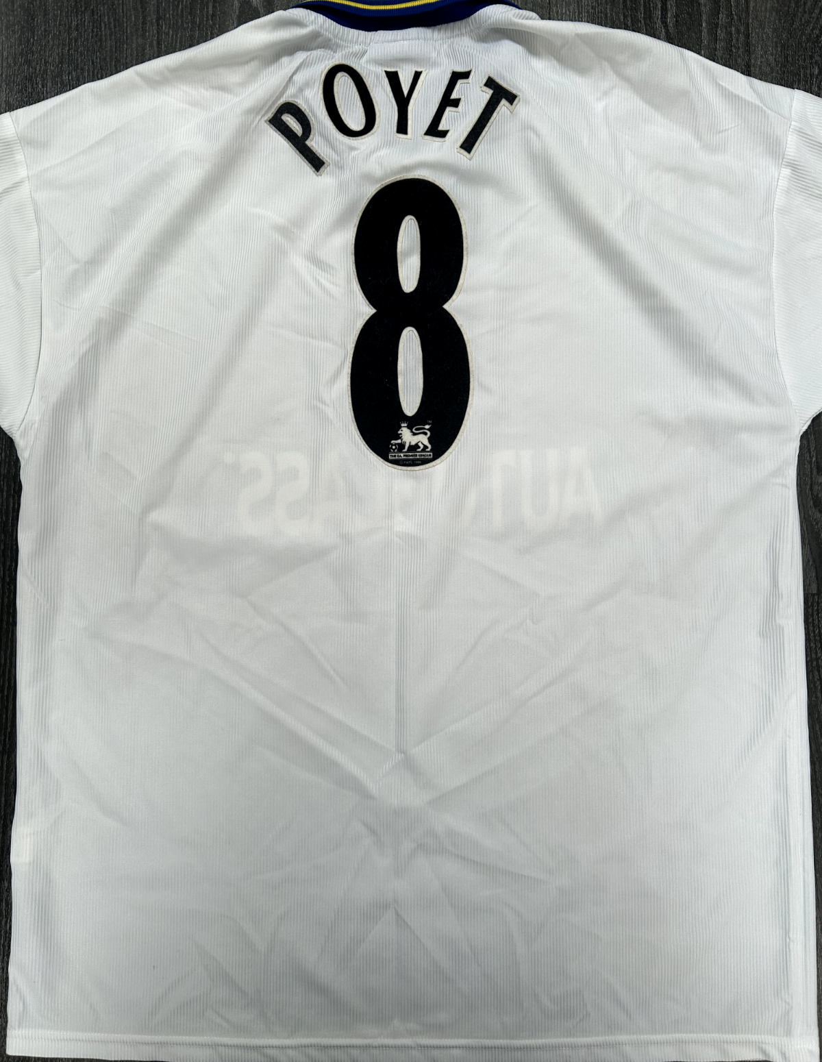 Original Authentic Umbro Chelsea 1998/1999 Away Shirt Poyet 8 Mens Extra Large0