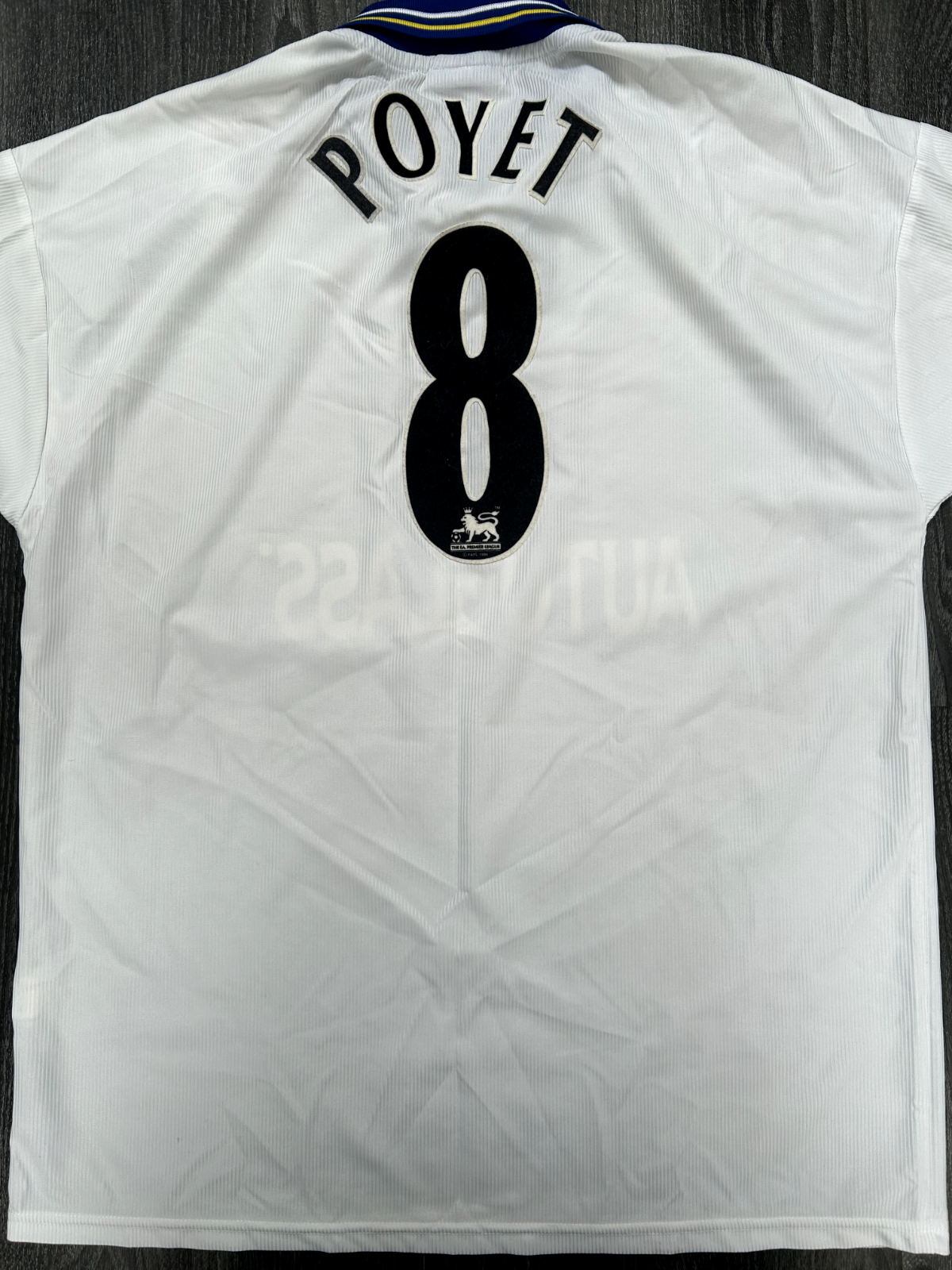 Original Authentic Umbro Chelsea 1998/1999 Away Shirt Poyet 8 Mens Extra Large0