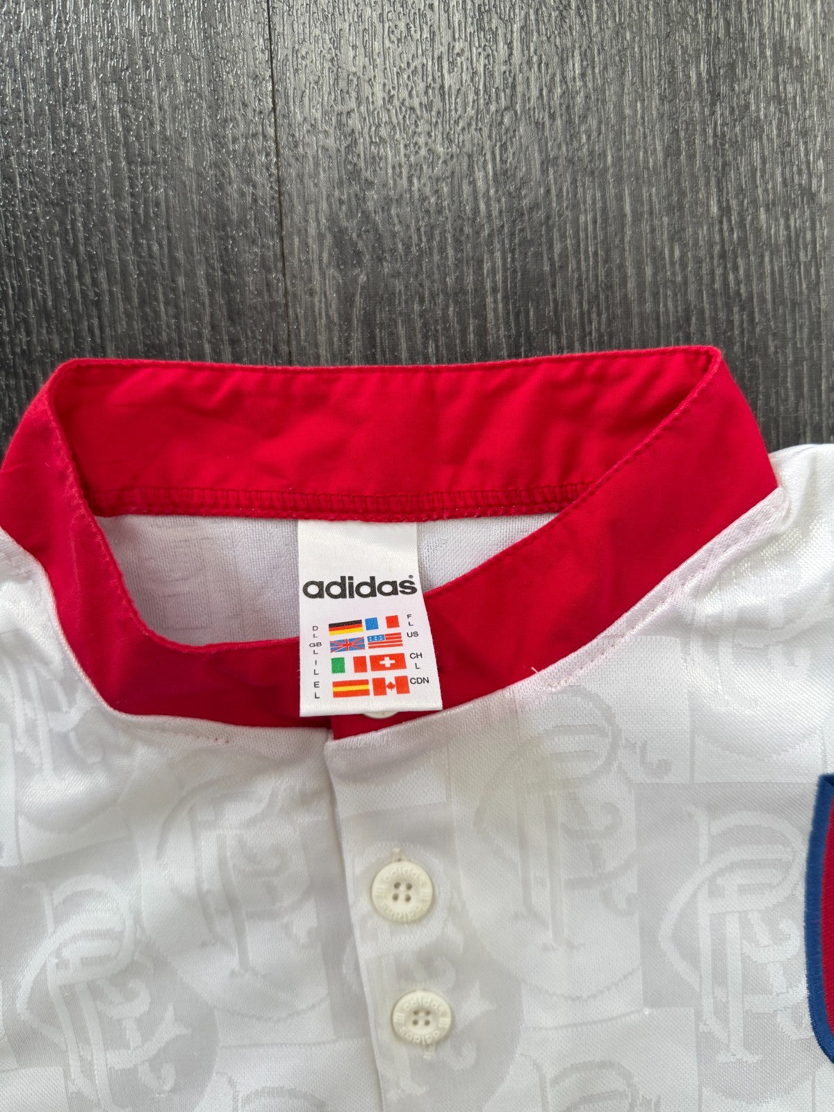 Original Authentic Adidas Rangers 1996/1997 Away Shirt Mens Large2