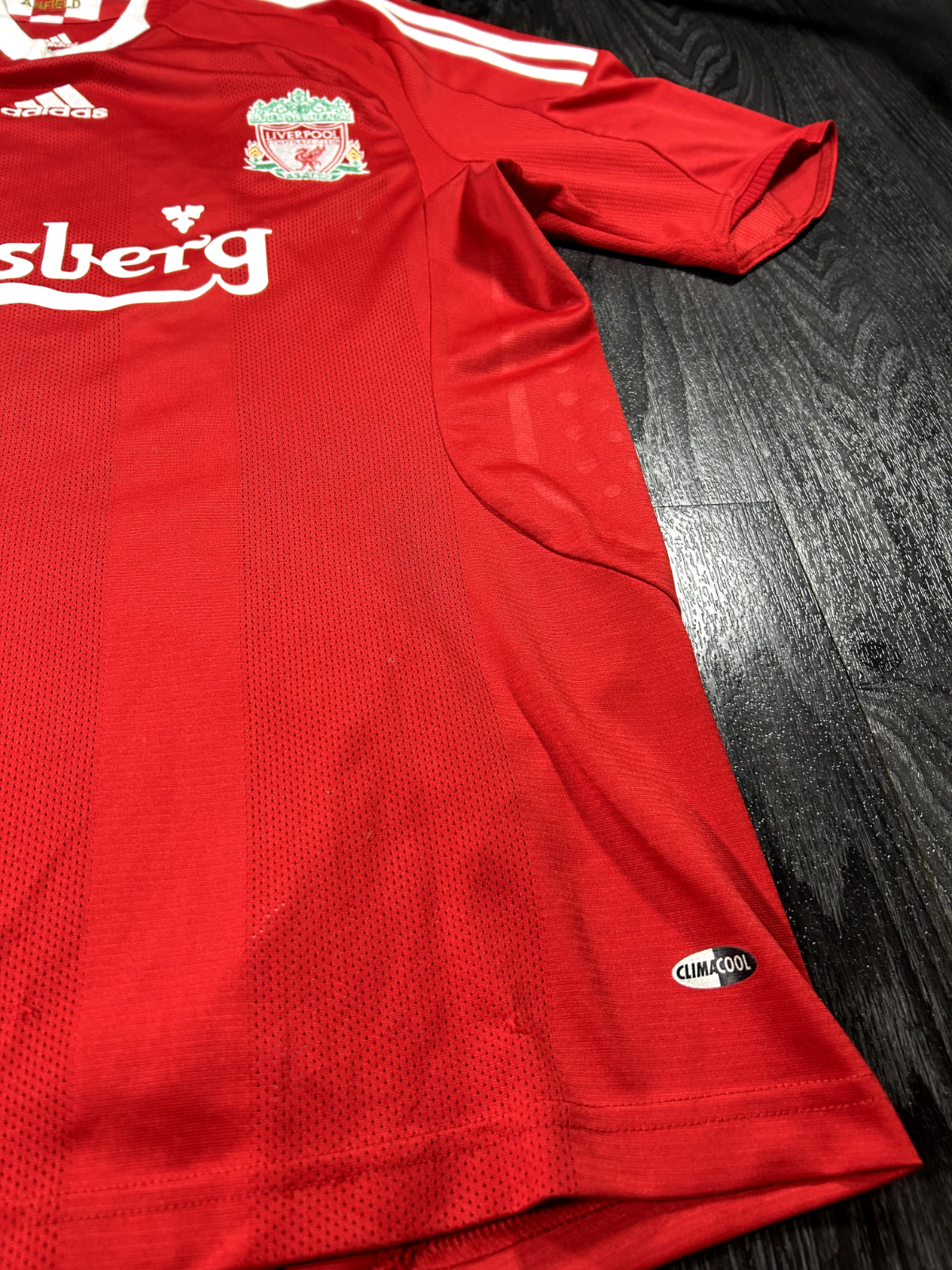 Original Authentic Adidas Liverpool 2008/2009 Home Shirt Gerrard 8 Mens Medium6