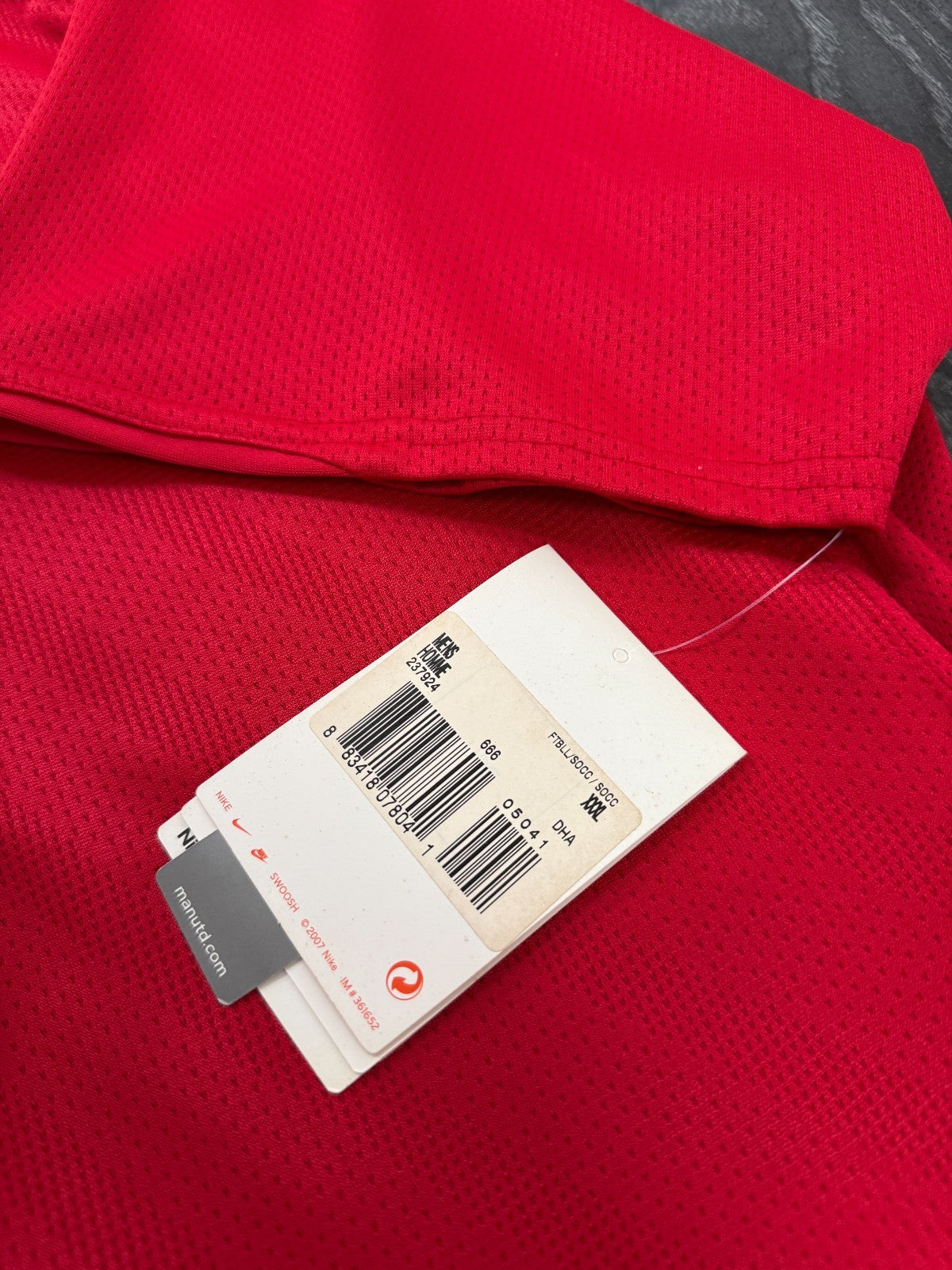 BNWT Original Nike Manchester United 2007/2008 Home Shirt MOSCOW 2008 Mens 3XL12