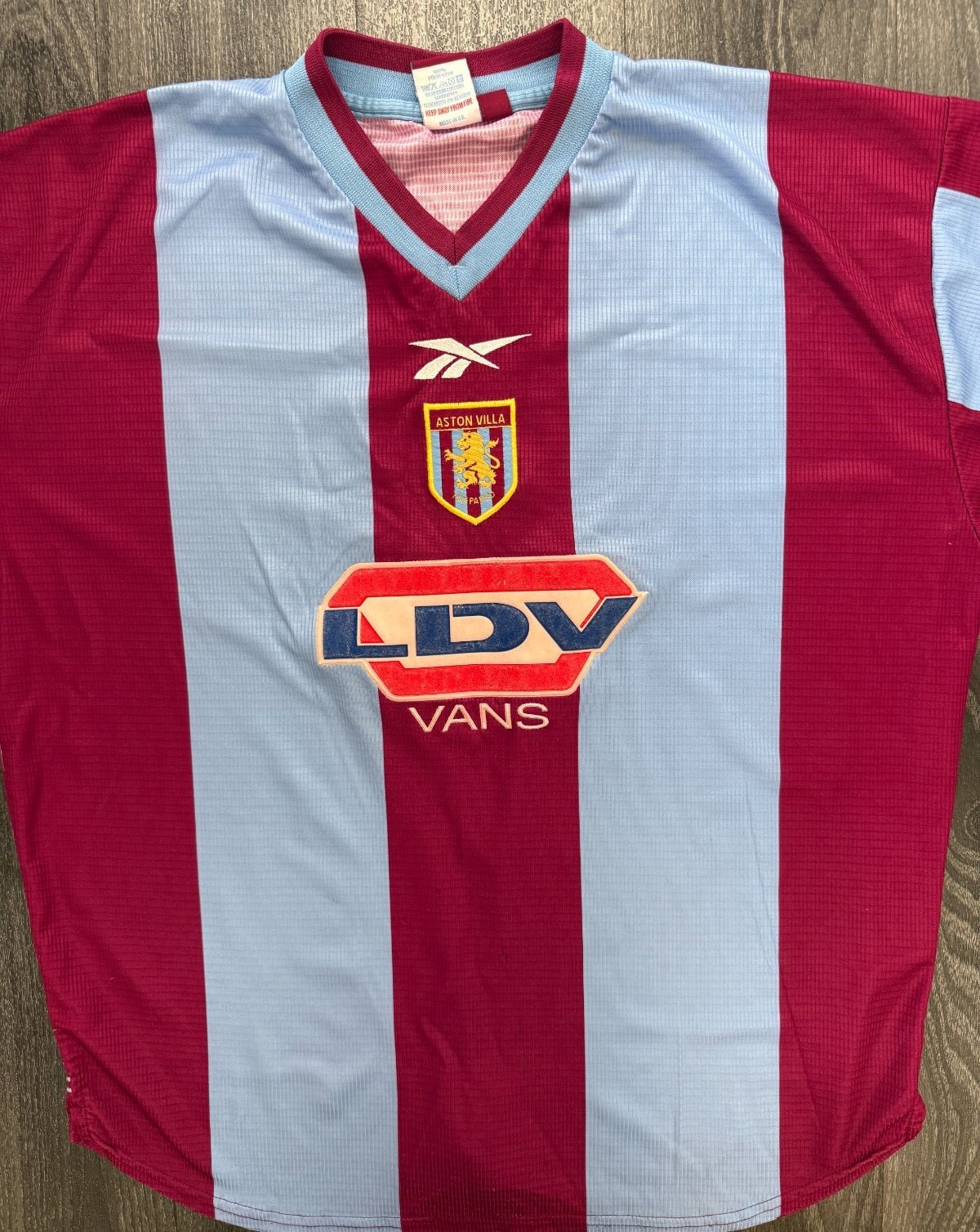 Original Authentic Reebok Aston Villa 1999/2000 Home Shirt Mens Large0
