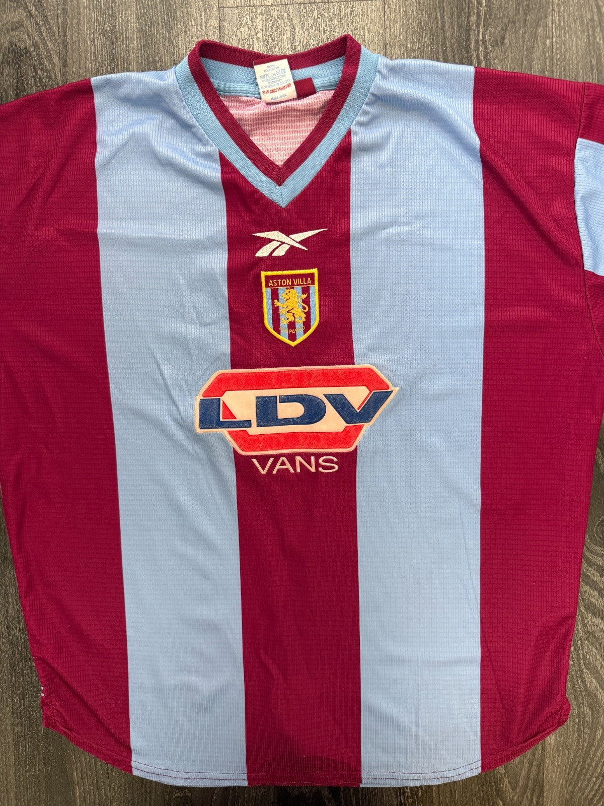Original Authentic Reebok Aston Villa 1999/2000 Home Shirt Mens Large0