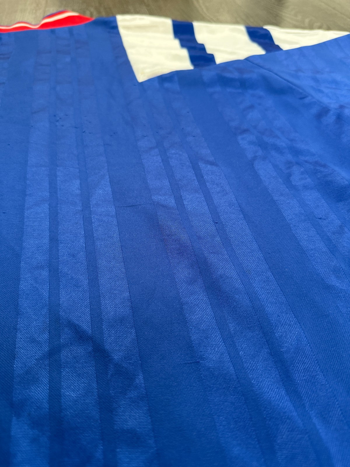 Original Authentic Adidas Rangers 1992/1993 Home Shirt Mens Large11