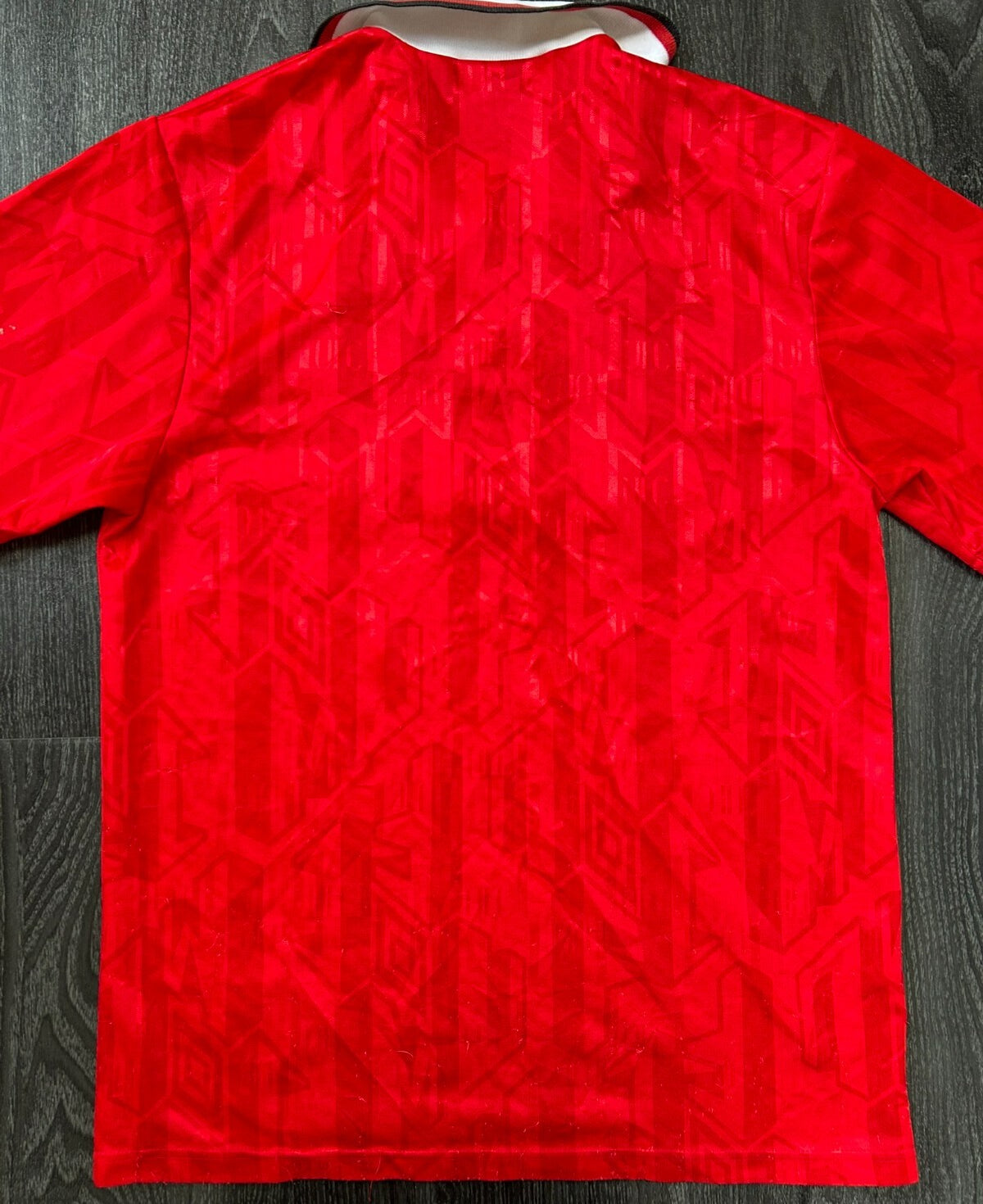 Original Authentic Umbro Manchester United 1992/1993 Home Shirt Mens Medium9