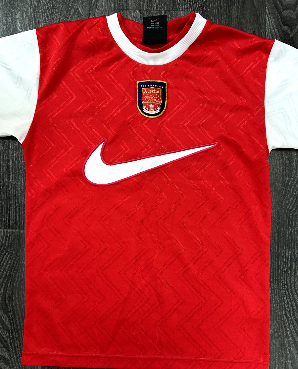 Original Authentic Nike Arsenal 1994/1996 Training Shirt Small Mens0