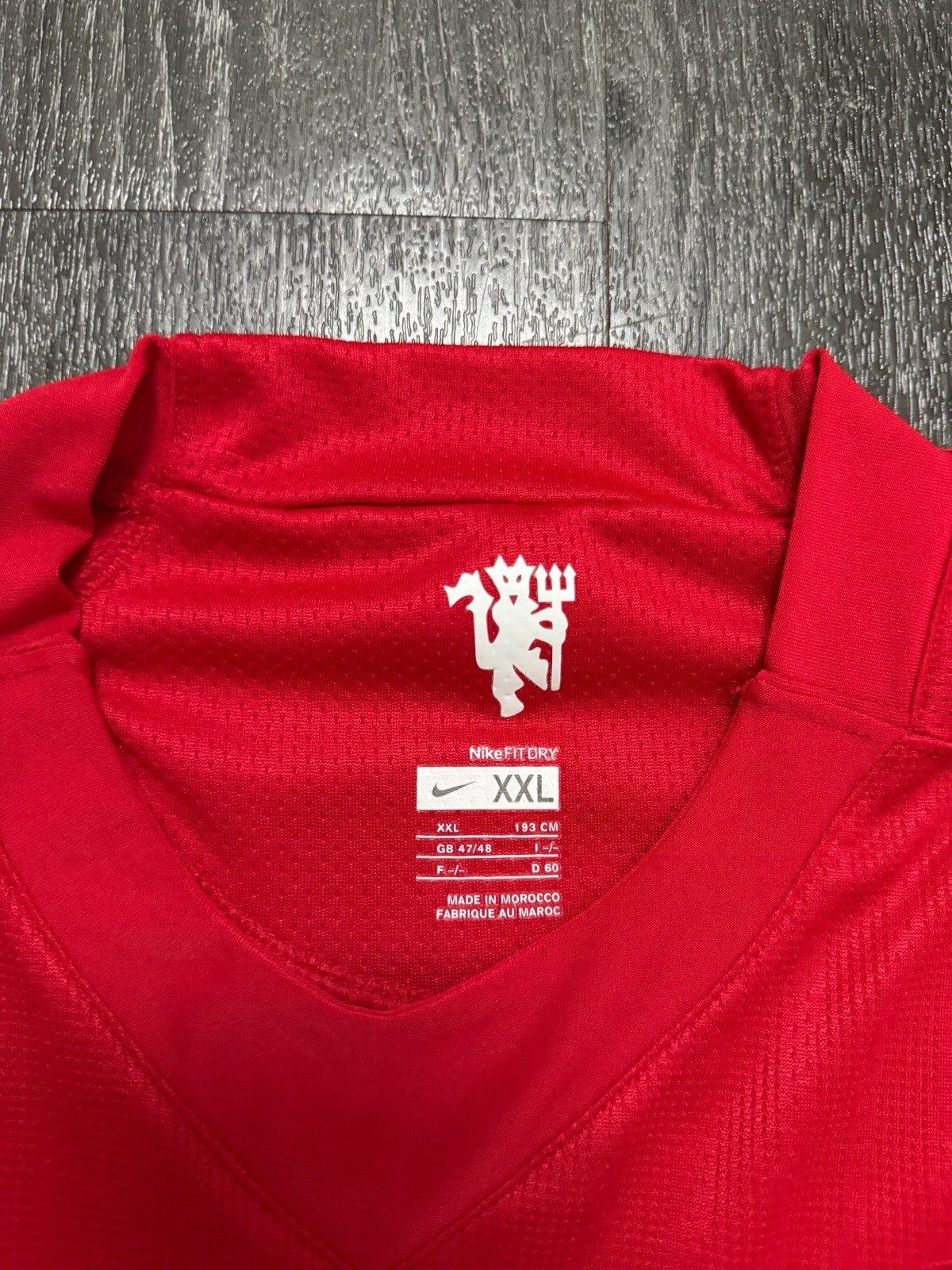 Nike Manchester United 2007/2008 Long Sleeve Home Shirt Mens XXL 2XL2